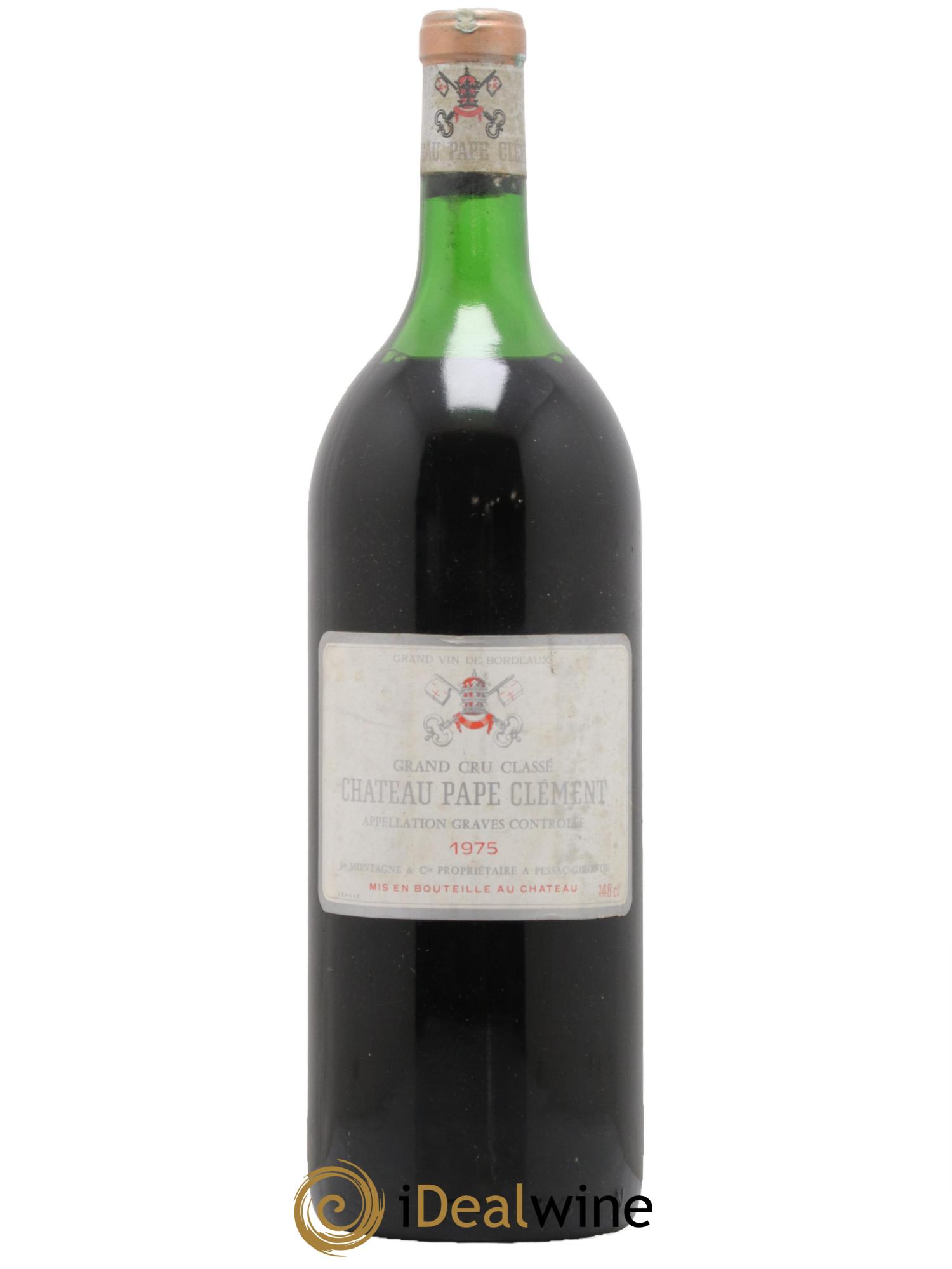 Château Pape Clément Cru Classé de Graves 1975 - Lot de 1 magnum - 0