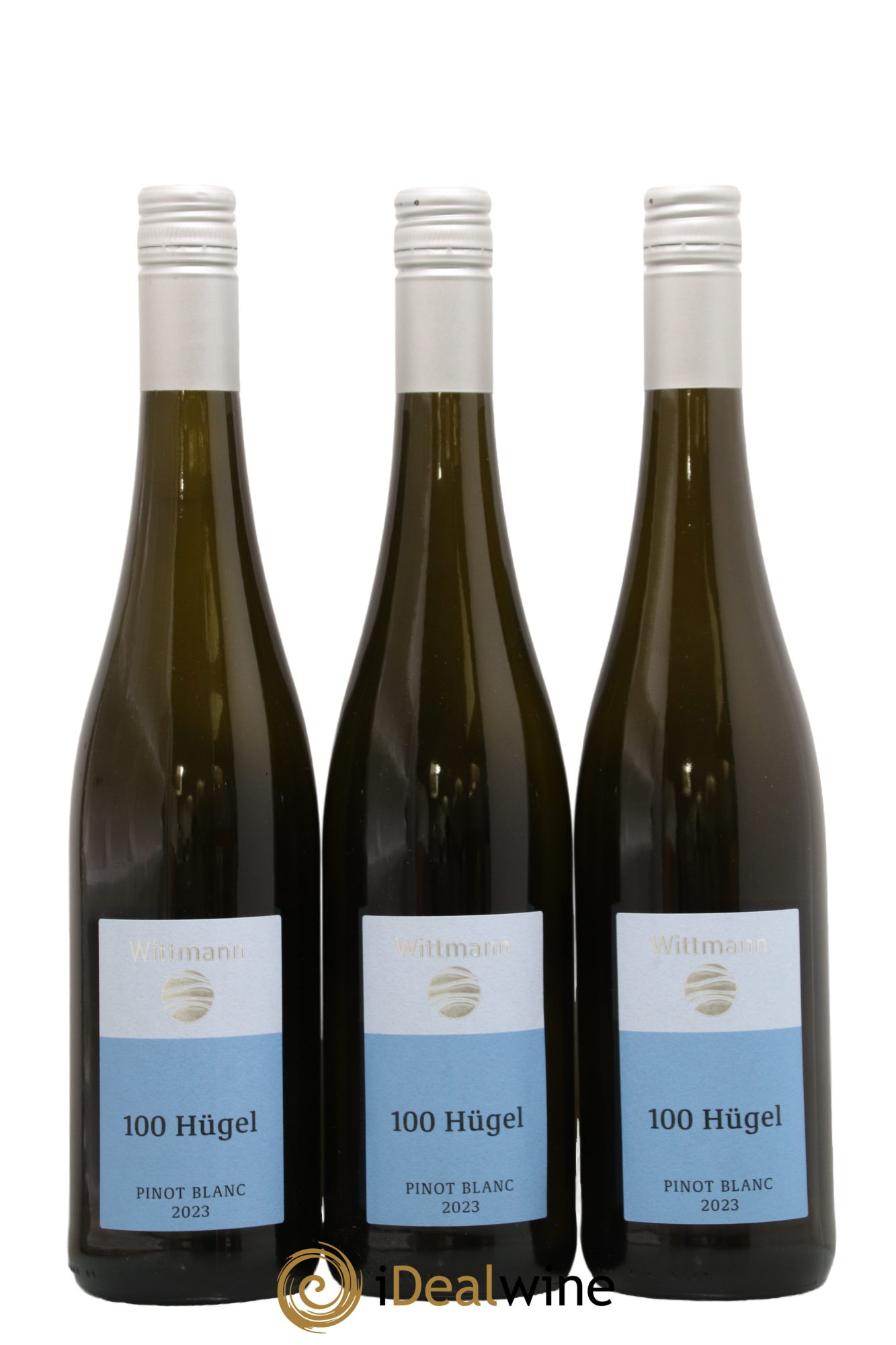 Allemagne Rheinhessen Riesling Trocken 100 Hugel Pinot Blanc Wittmann 2023 - Posten von 3 Flaschen - 0