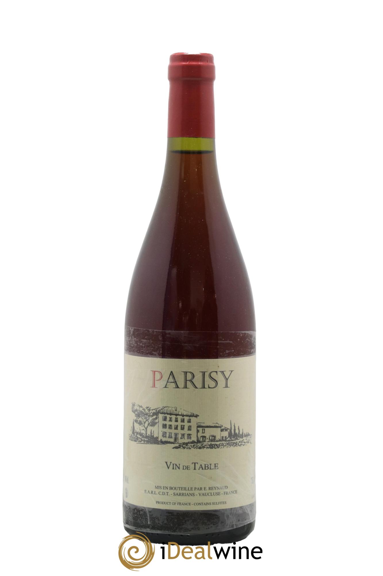 Vin de Table Parisy Emmanuel Reynaud - Lot de 1 bouteille - 0