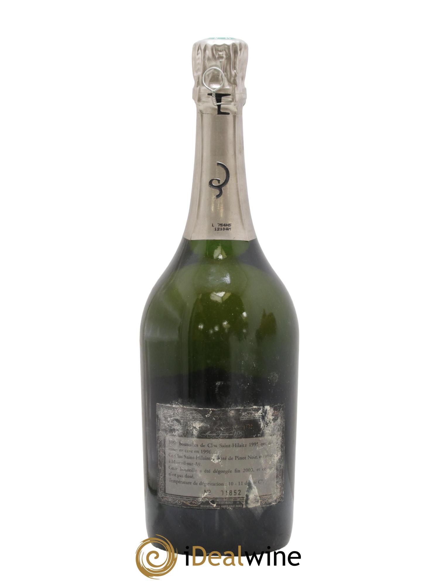 Le Clos Saint-Hilaire  Billecart-Salmon 1995 - Lot of 1 bottle - 2
