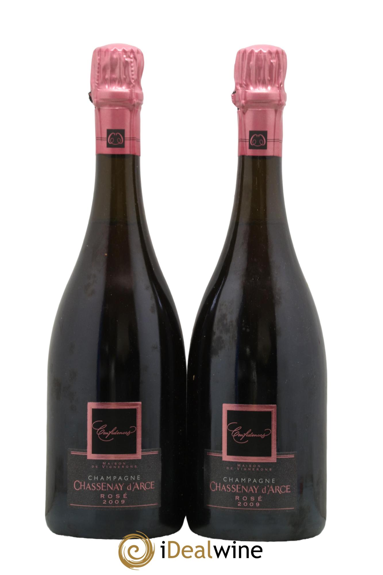 Champagne - Confidences Chassenay D'Arce 2009 - Lot de 2 bouteilles - 0