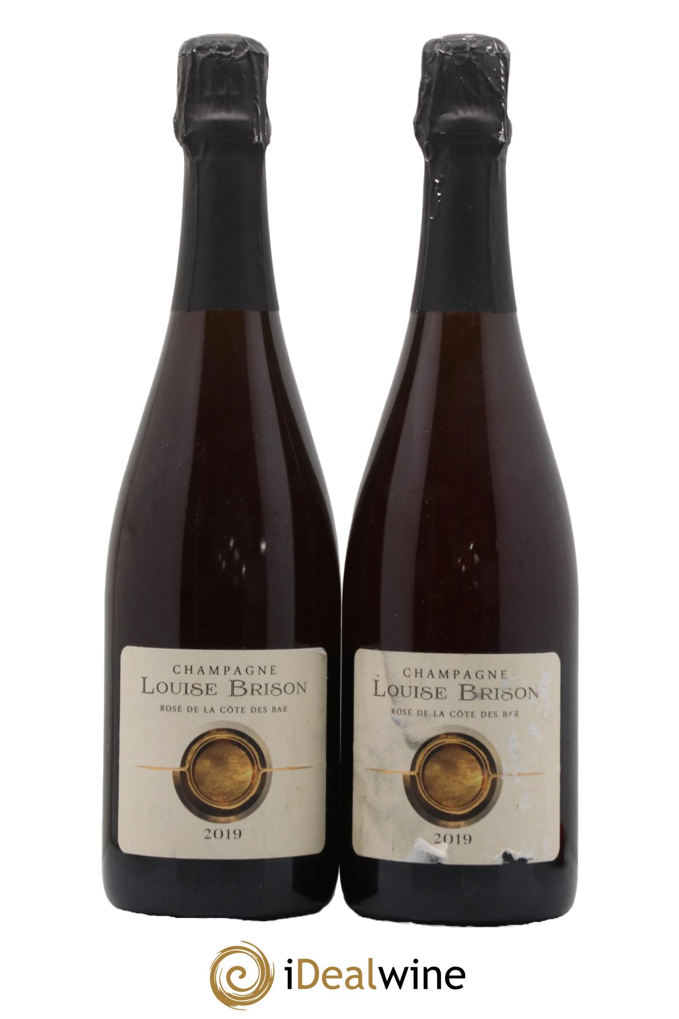 Champagne - Mémoire De La Côte Des Bar Brut Nature Louise Brison 2019 - Lotto di 2 bottiglie - 0