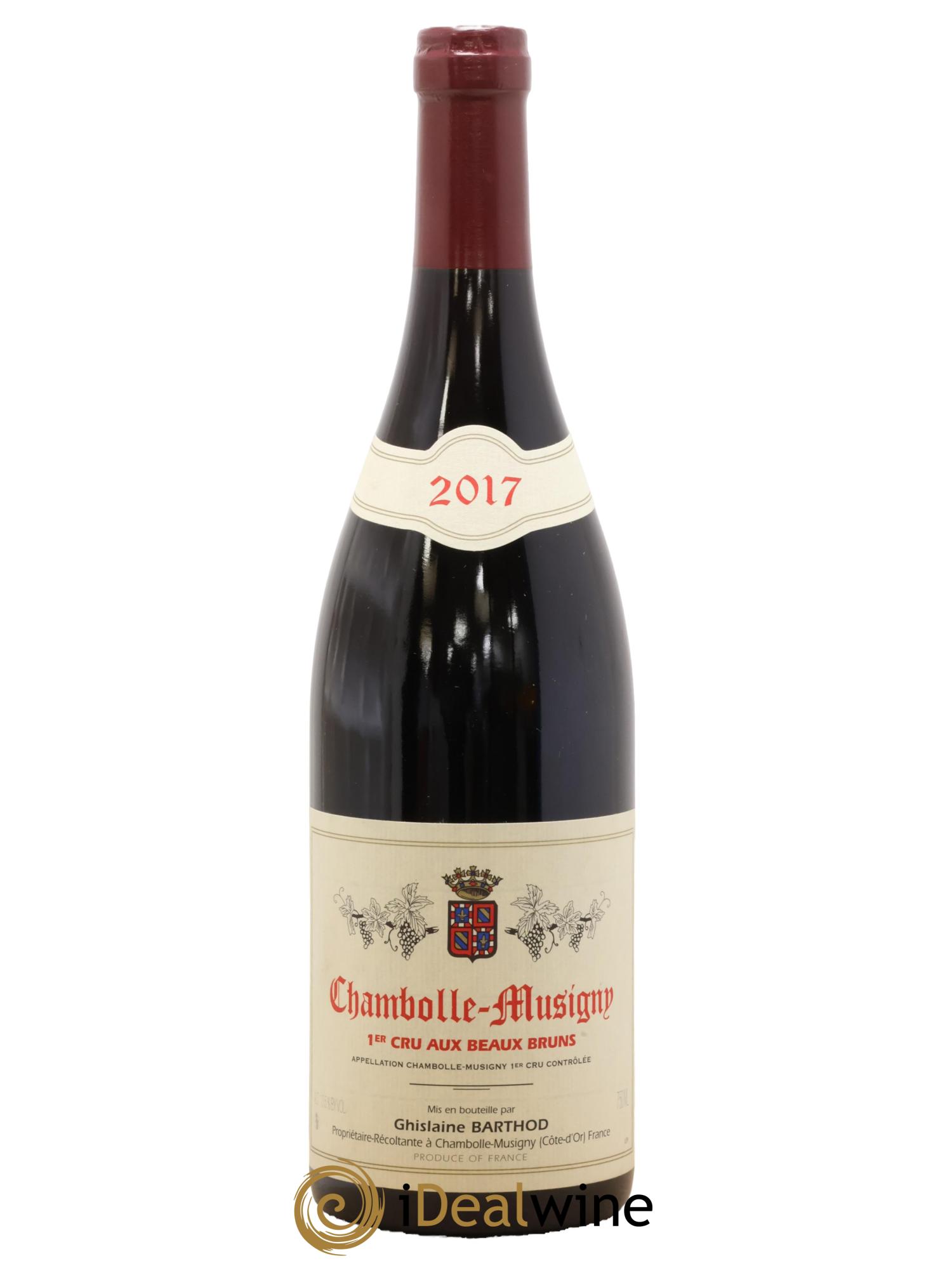 Chambolle-Musigny 1er Cru Aux Beaux Bruns Ghislaine Barthod 2017 - Lot de 1 bouteille - 0