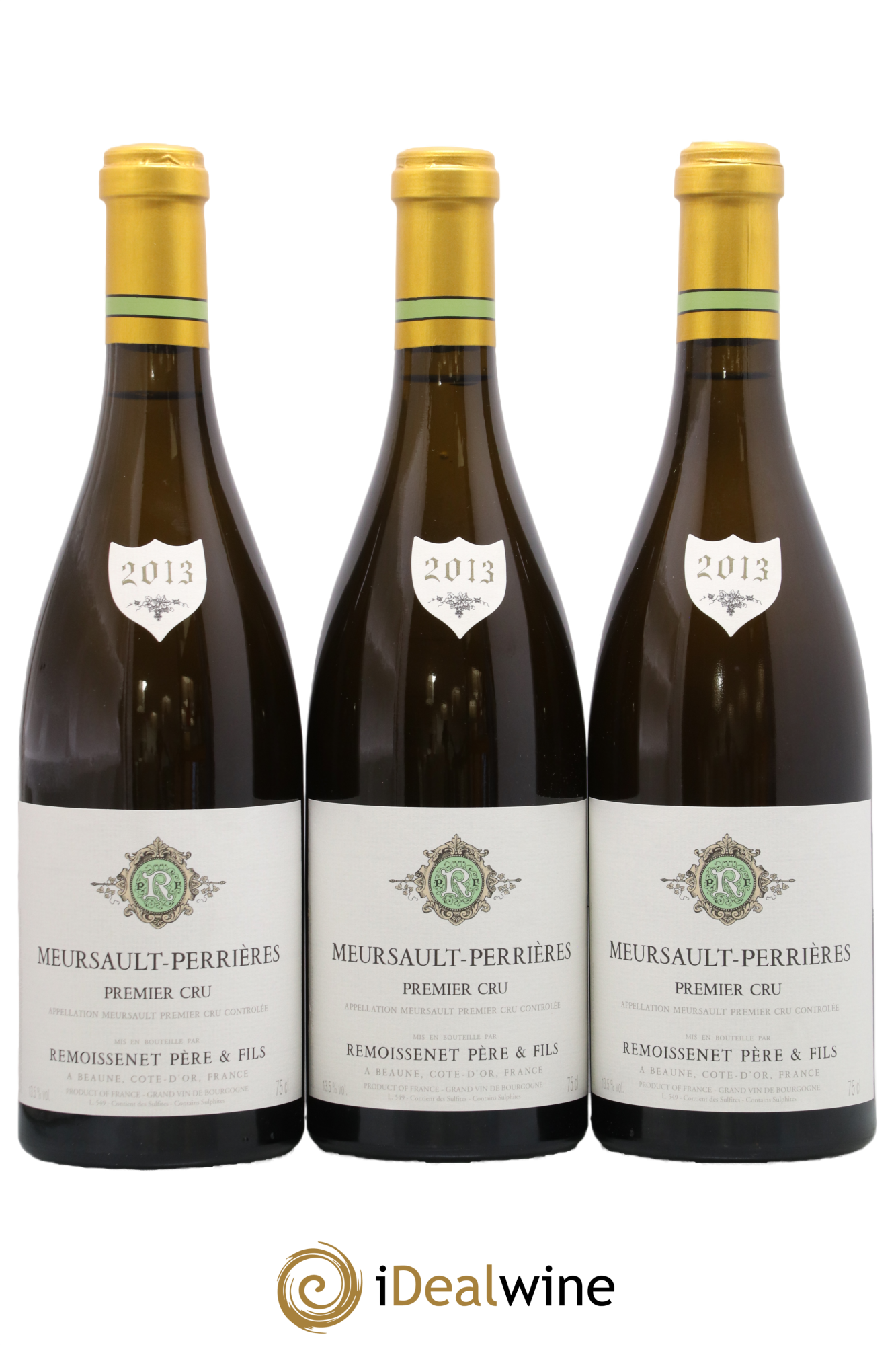 Meursault 1er Cru Perrières Remoissenet Père et Fils 2013 - Lot de 3 bouteilles - 0