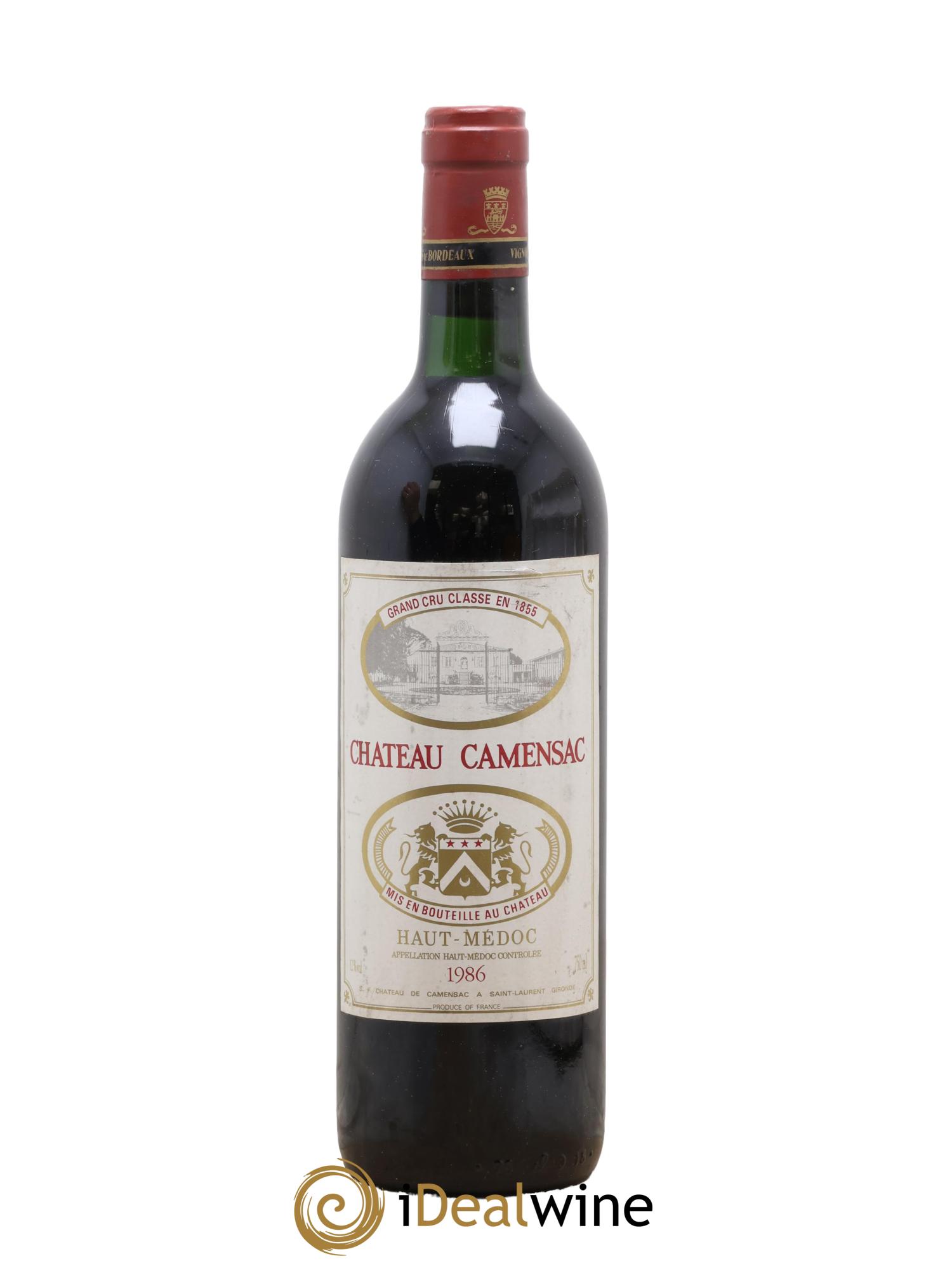 Château Camensac 5ème Grand Cru Classé 1986 - Lot of 1 bottle - 0