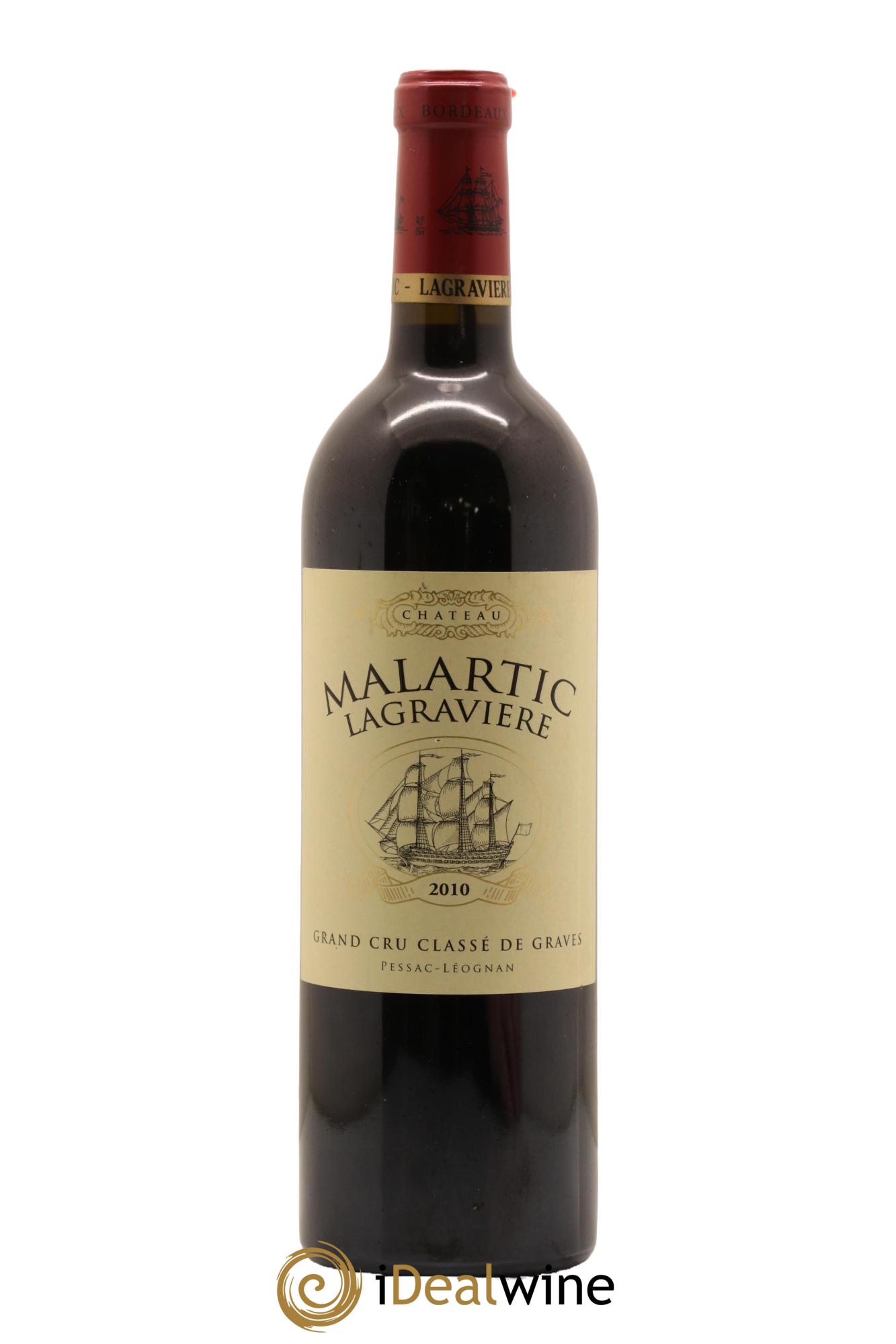 Château Malartic-Lagravière Cru Classé de Graves 2010 - Lot de 1 bouteille - 0
