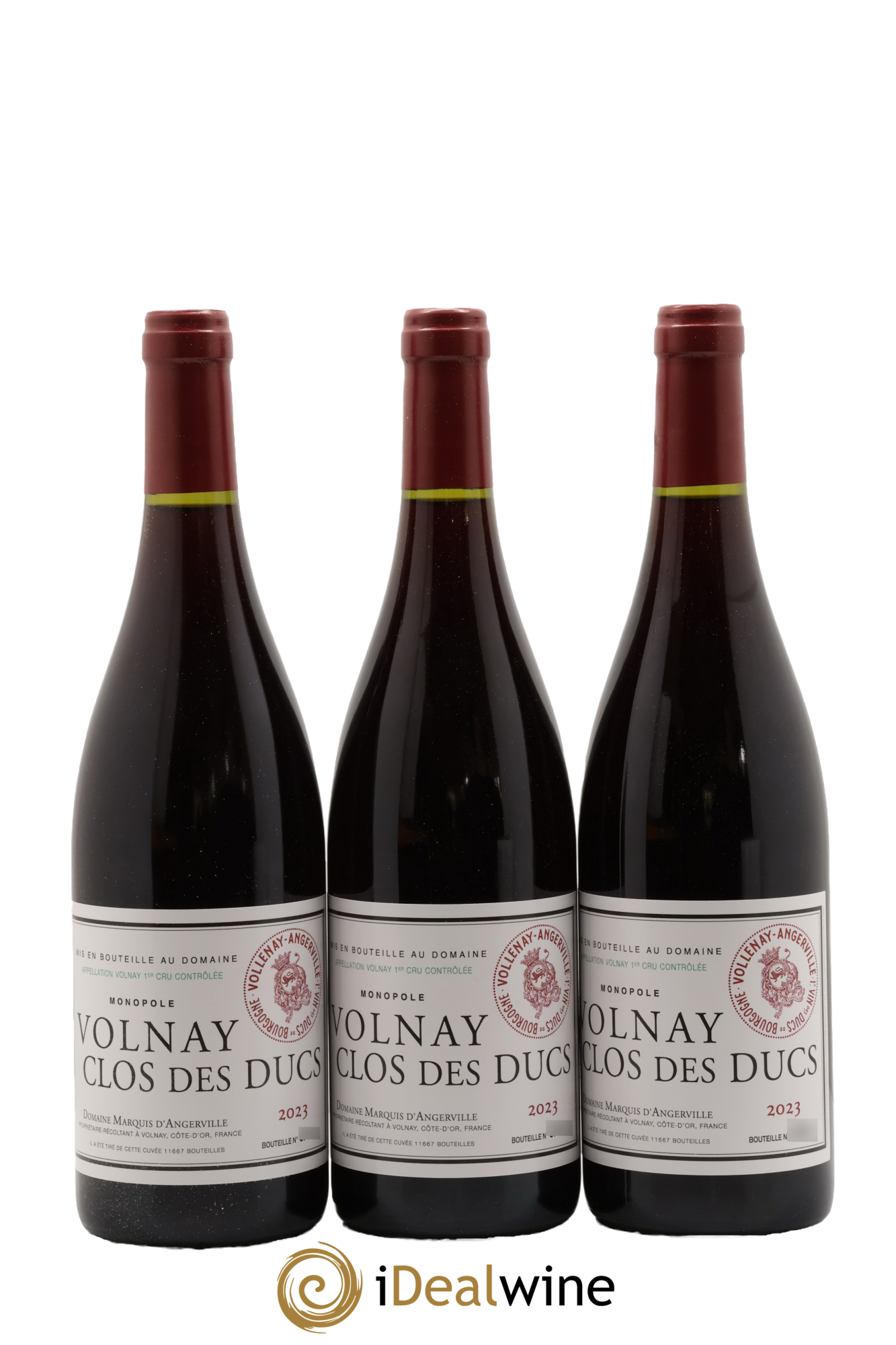 Volnay 1er Cru Clos des Ducs Marquis d'Angerville (Domaine) 2023 - Lot de 6 bouteilles - 2