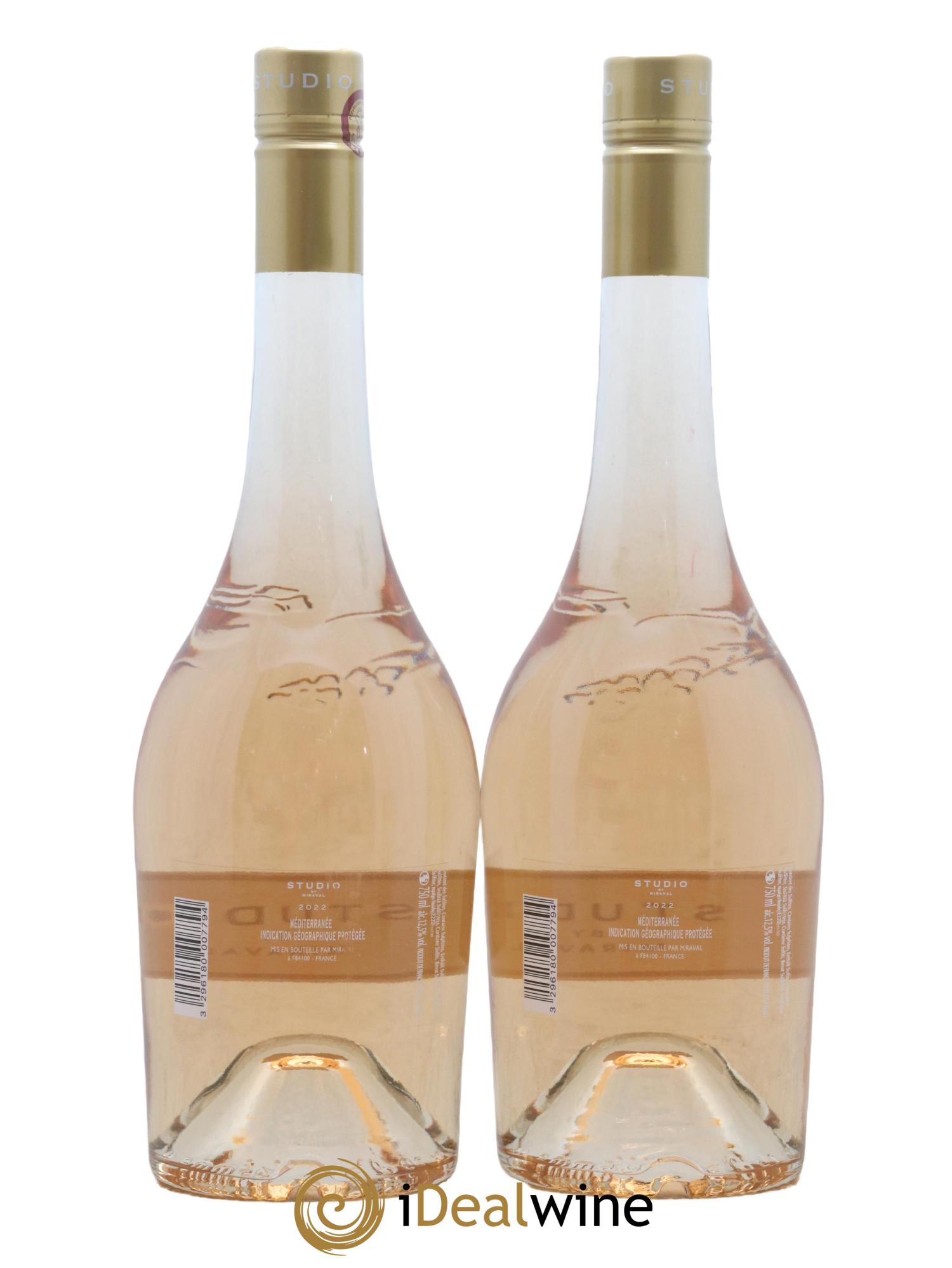 IGP Méditerranée  Studio By Miraval 2022 - Lot of 2 bottles - 1