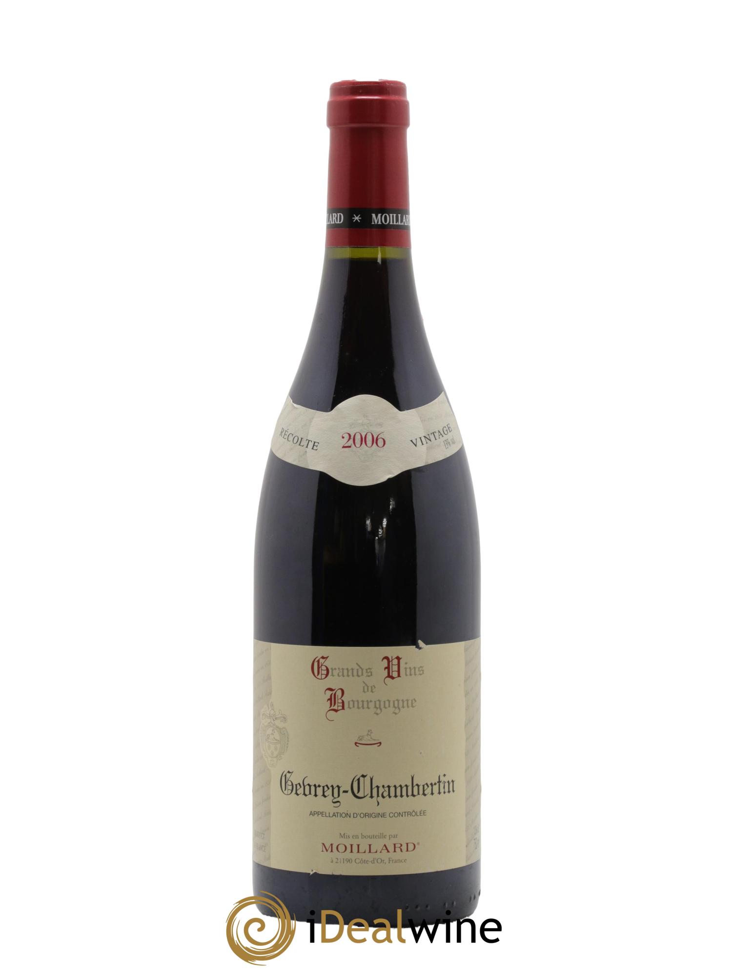 Gevrey-Chambertin Moillard 2006 - Lot de 1 bouteille - 0