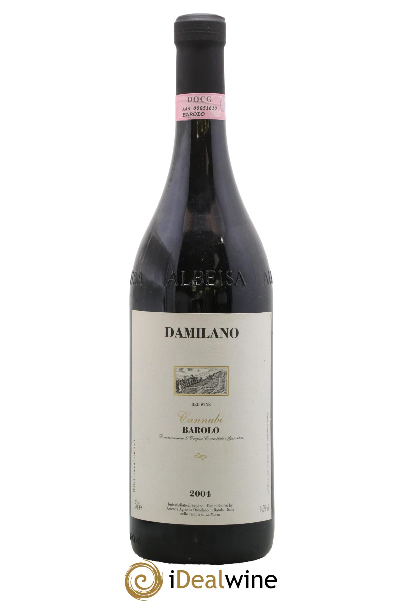 Barolo Cannubi Damilano 2004 - Posten von 1 Magnum - 1