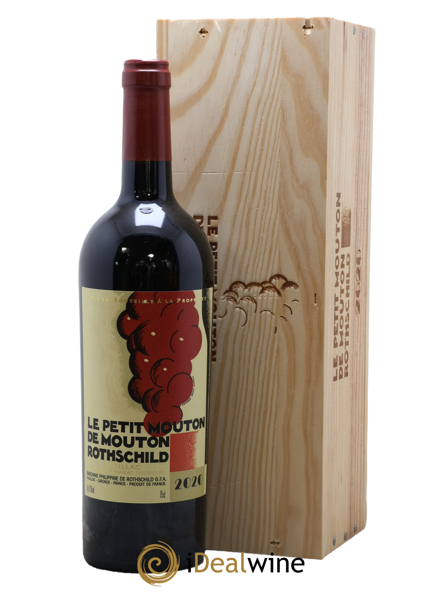 Petit Mouton Second Vin 2020 - Lot de 1 bouteille - 0