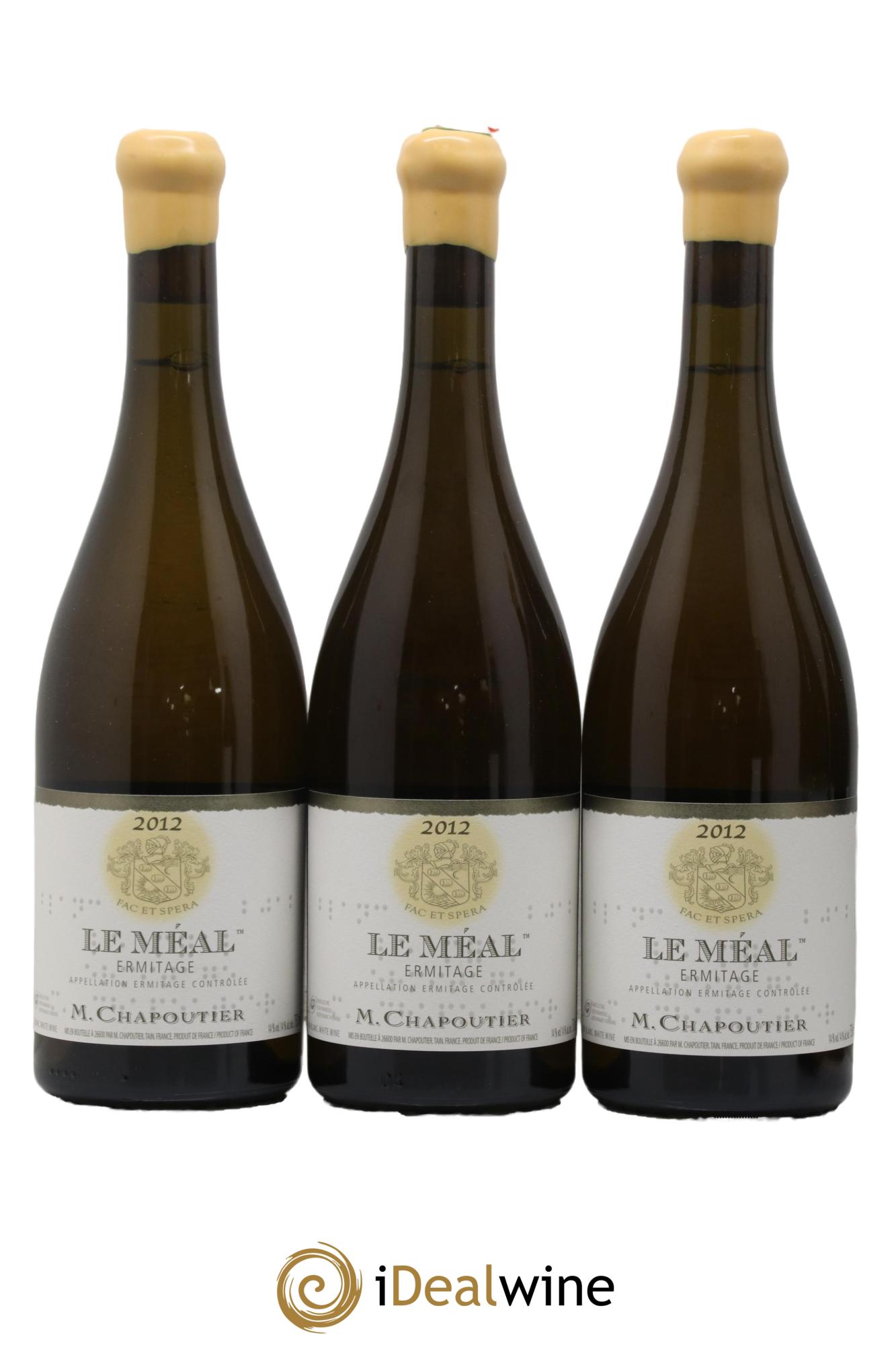 Hermitage Ermitage Le Méal Chapoutier 2012 - Lot of 6 bottles - 2