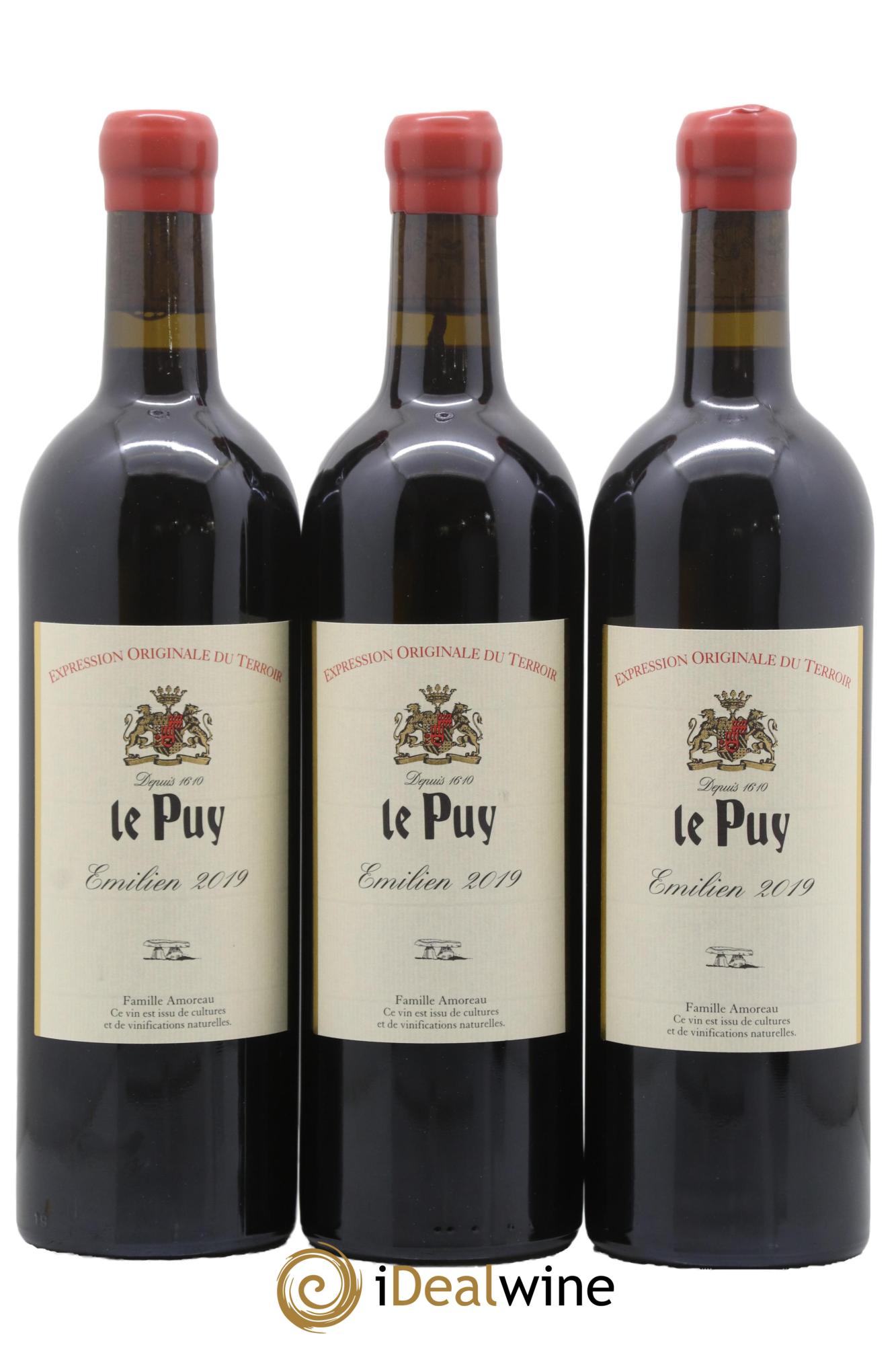 Le Puy - Cuvée Emilien 2019 - Lot de 3 bouteilles - 0