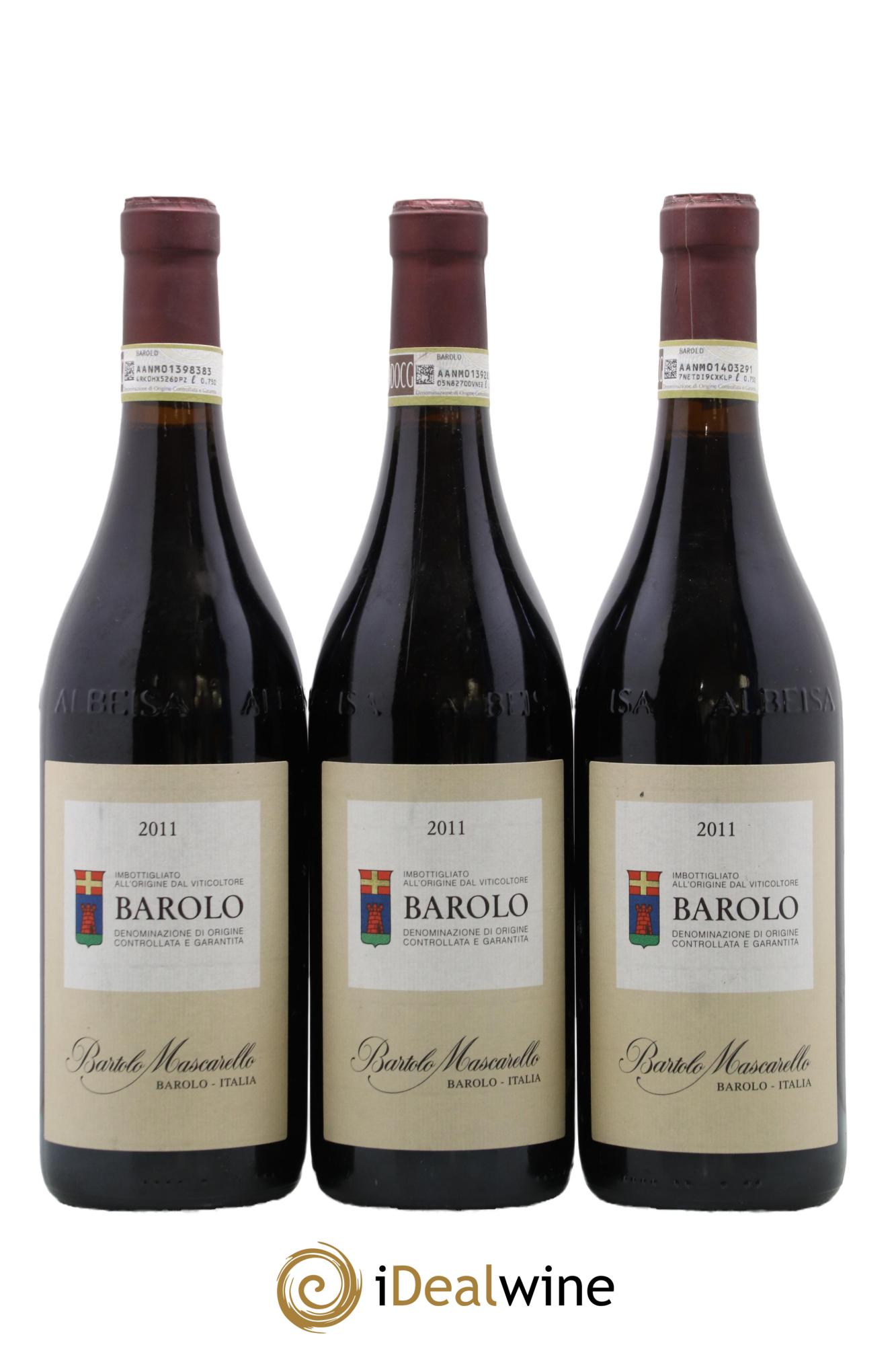 Barolo DOCG Bartolo Mascarello 2011 - Lot de 3 bouteilles - 0