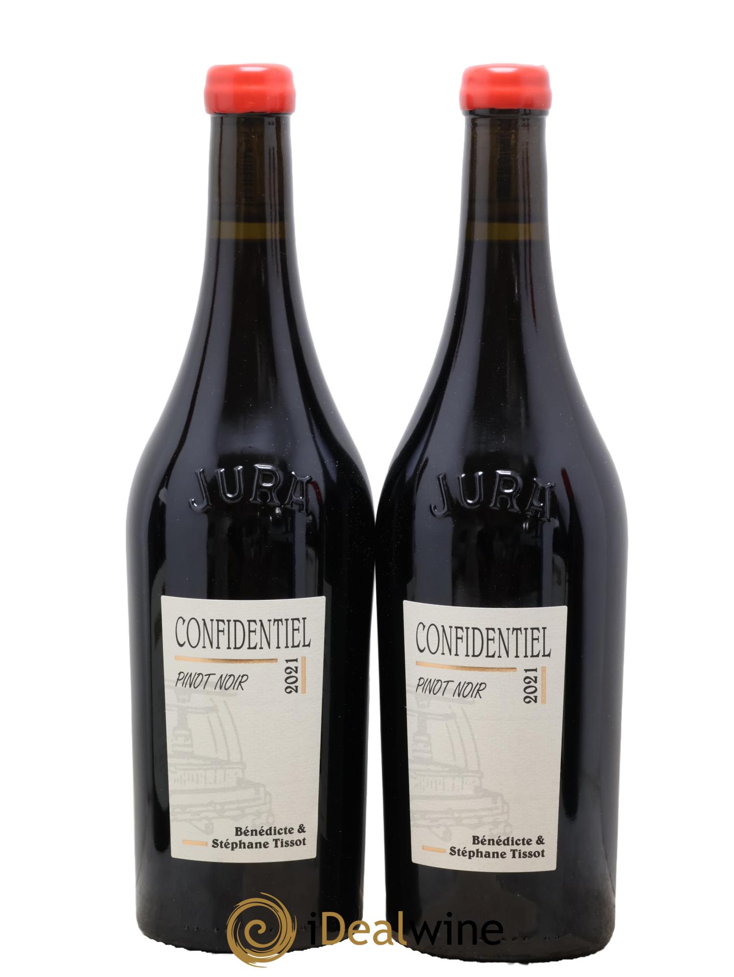 Arbois Pinot noir Confidentiel Bénédicte et Stéphane Tissot 2021 - Lot de 2 bouteilles - 0