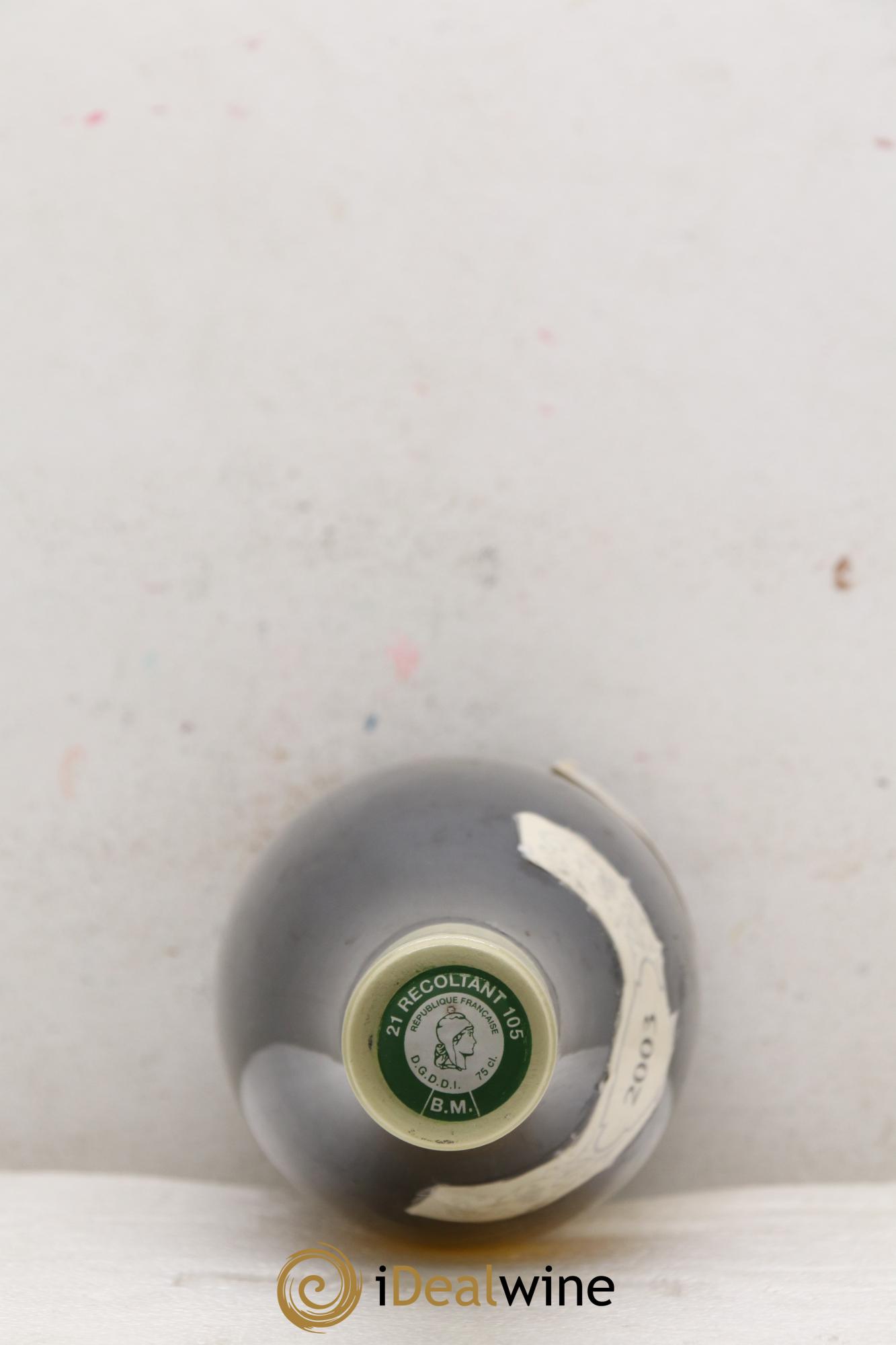 Bienvenues-Bâtard-Montrachet Grand Cru Ramonet (Domaine) 2003 - Lot of 1 bottle - 1