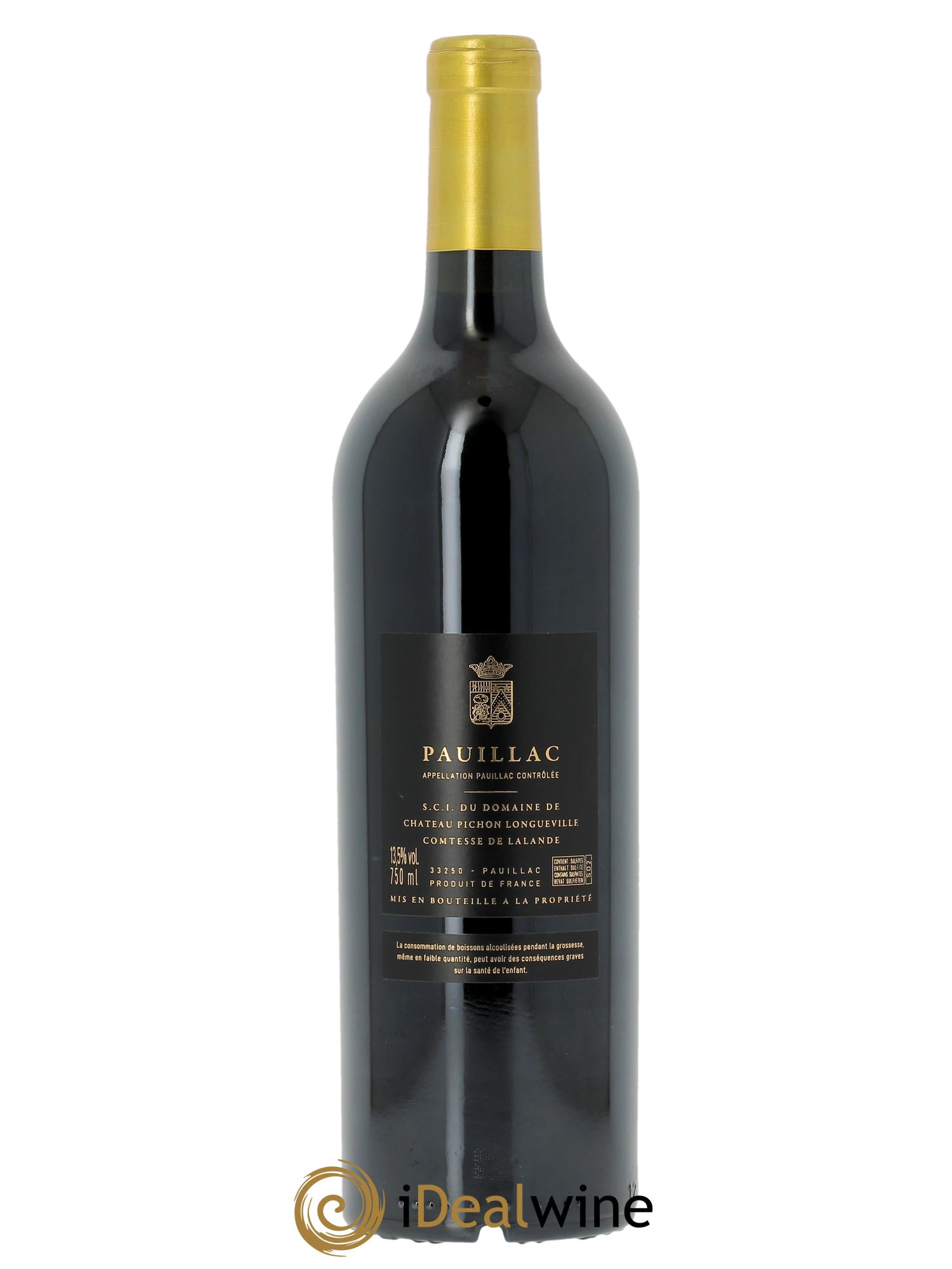 Château Pichon Longueville Comtesse de Lalande 2ème Grand Cru Classé (CBO à partir de 3 bts) 2022 - Lot de 1 bouteille - 1