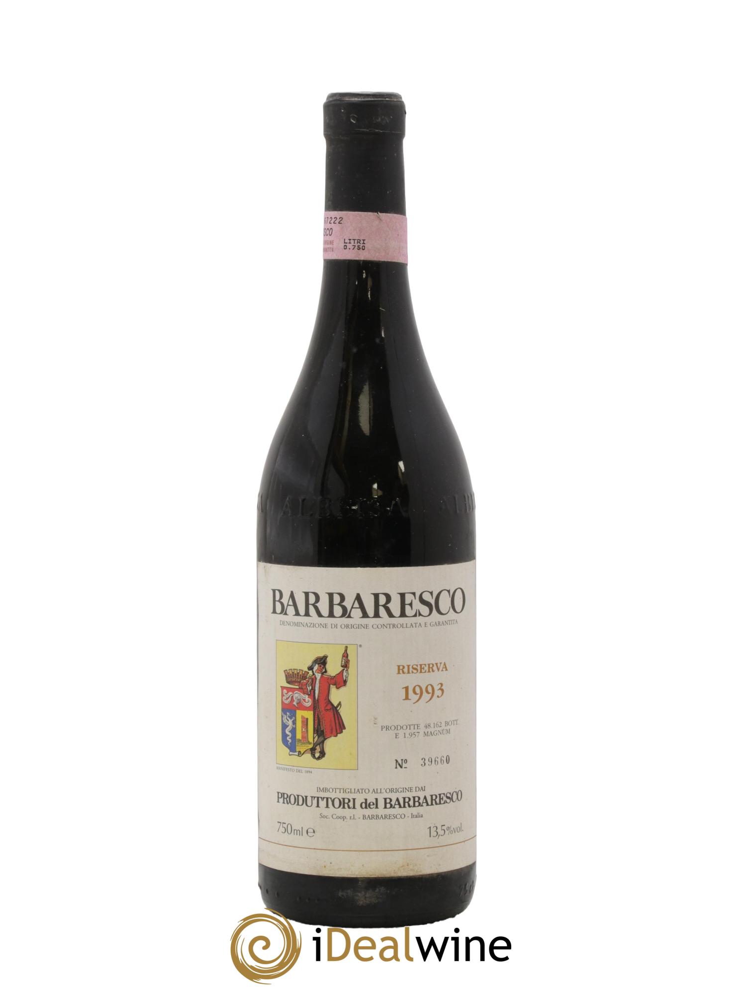 Barolo Riserva Produttori del Barbaresco 1993 - Posten von 1 Flasche - 0