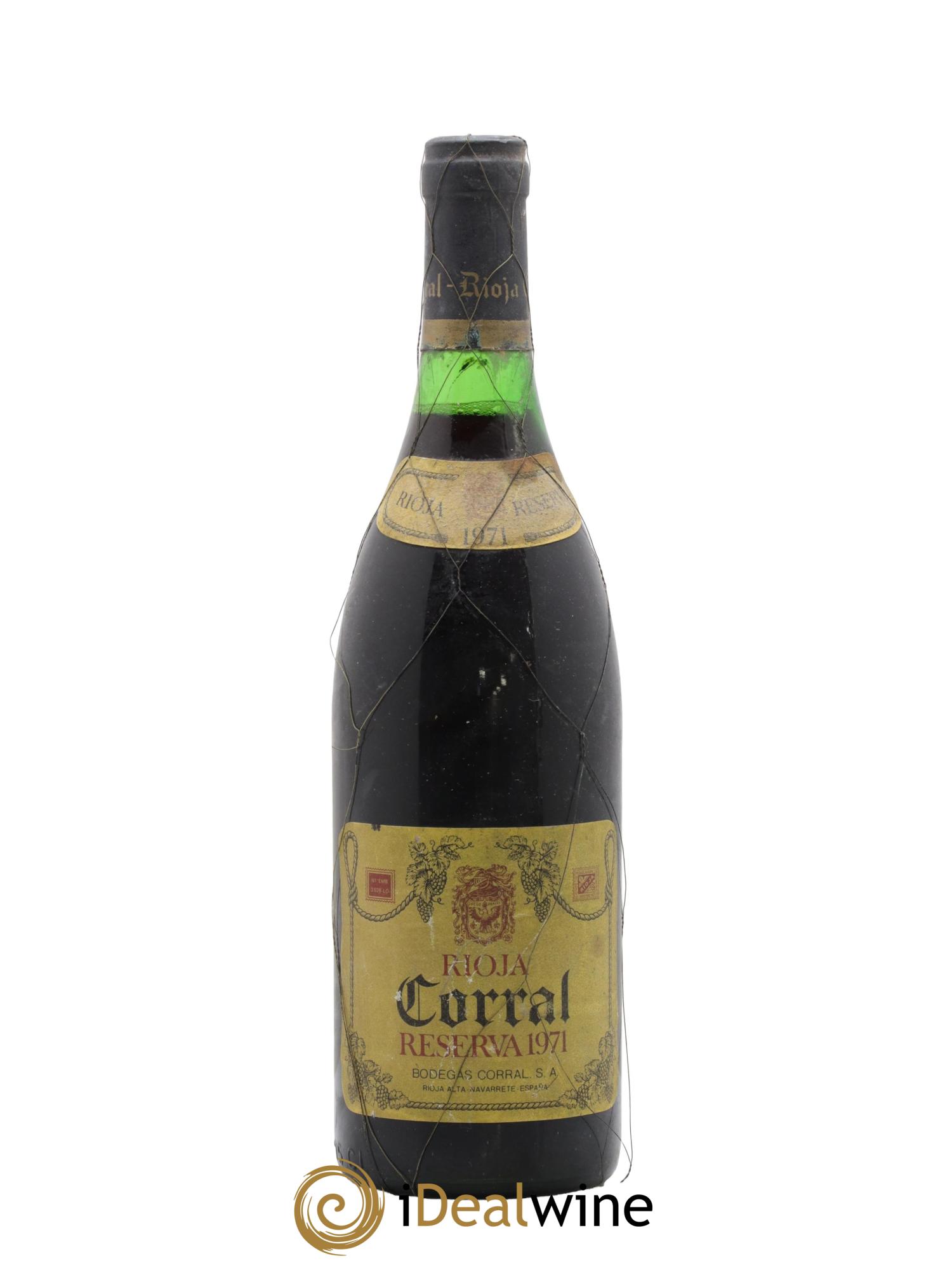 Rioja DOCA Reserva Corral 1971 - Lotto di 1 bottiglia - 0