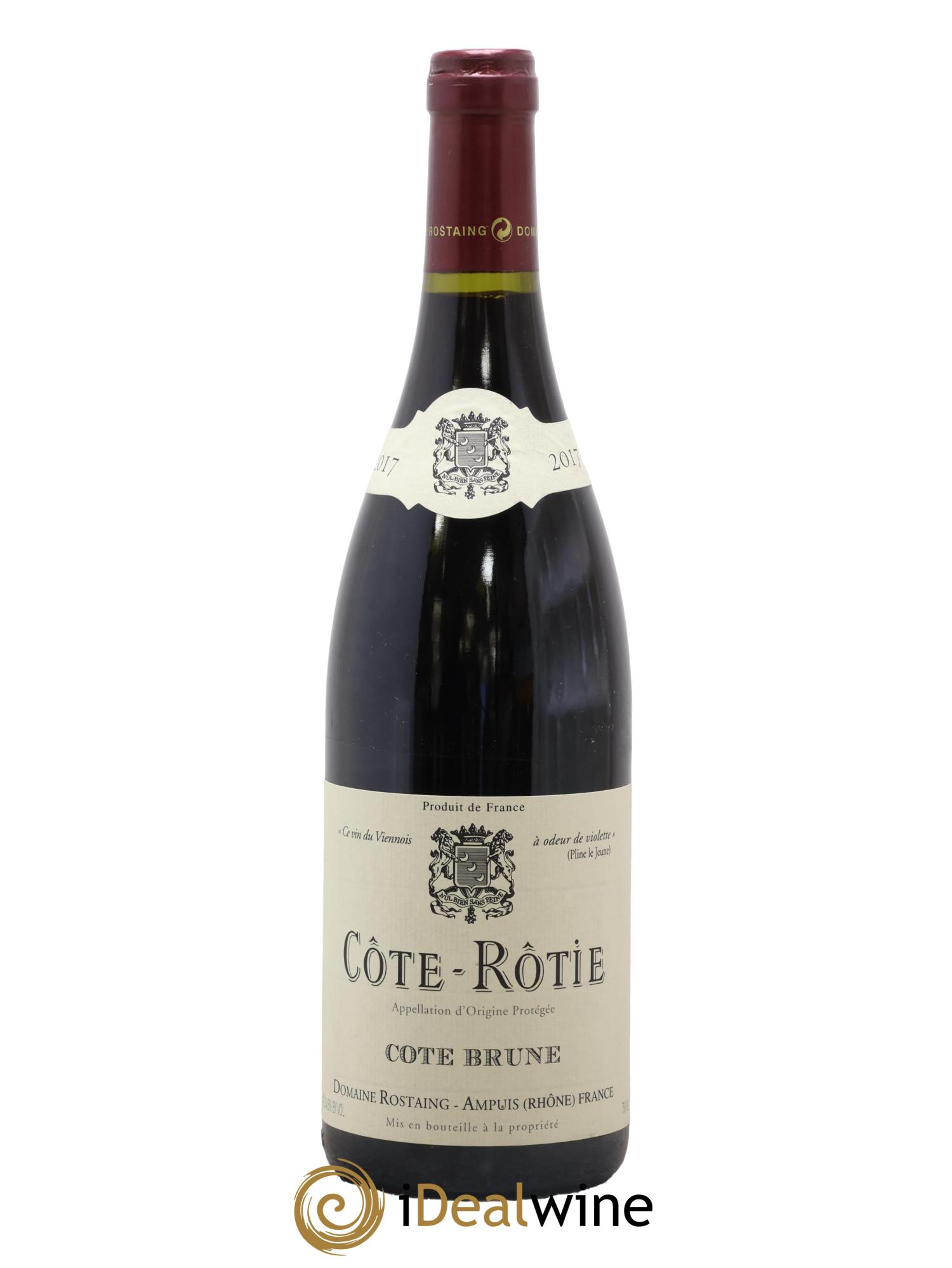Côte-Rôtie Côte Brune René Rostaing 2017 - Lot de 1 bouteille - 0