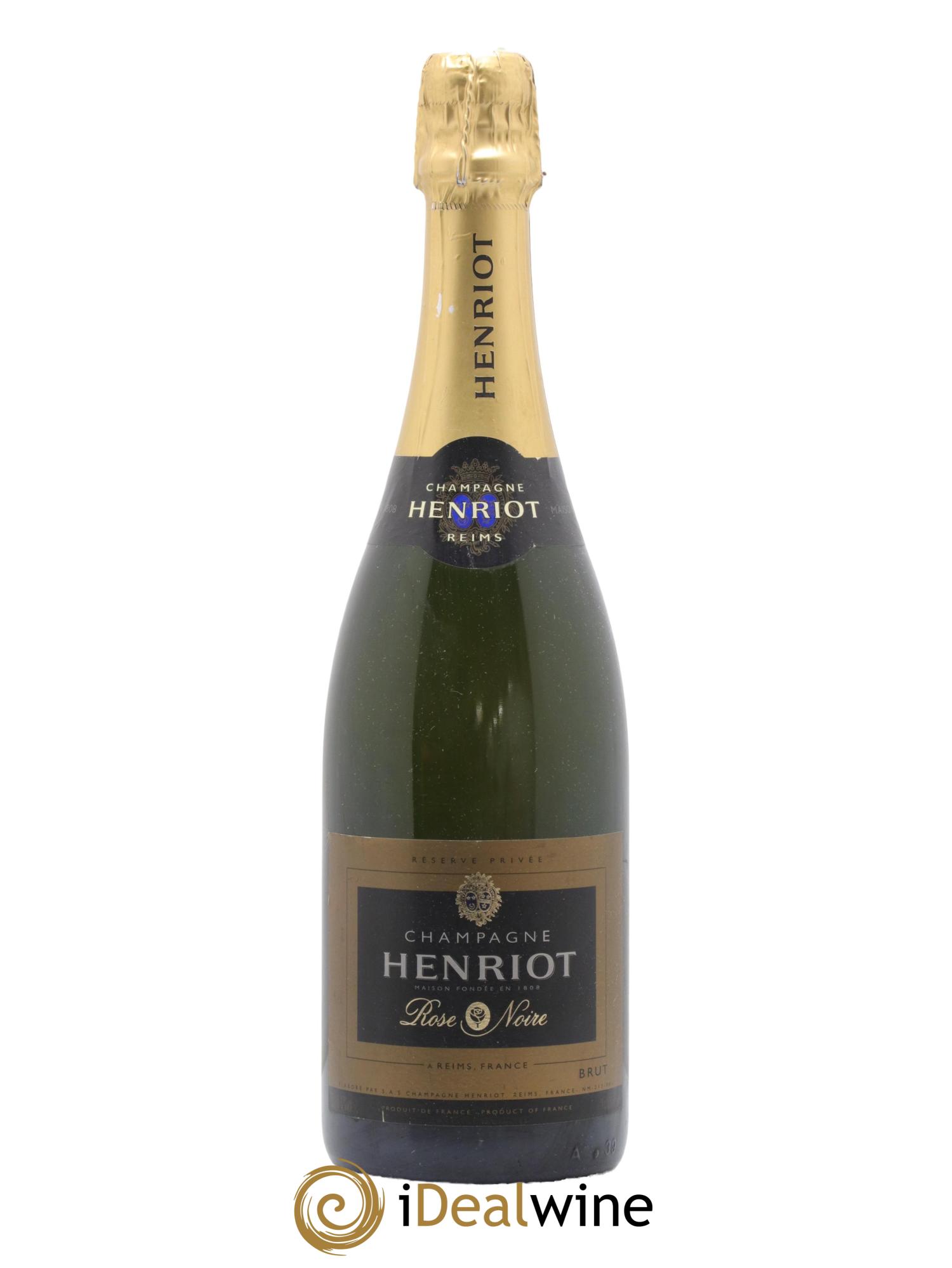 Champagne Brut Rose Noire Maison Henriot - Lot de 1 bouteille - 0