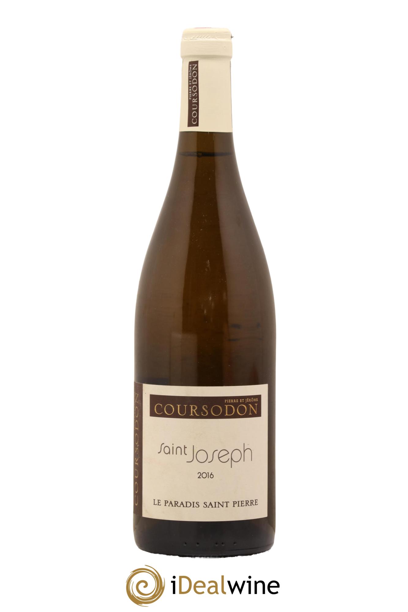 Saint-Joseph Le Paradis Saint-Pierre Pierre et Jérôme Coursodon 2016 - Lot de 1 bouteille - 0