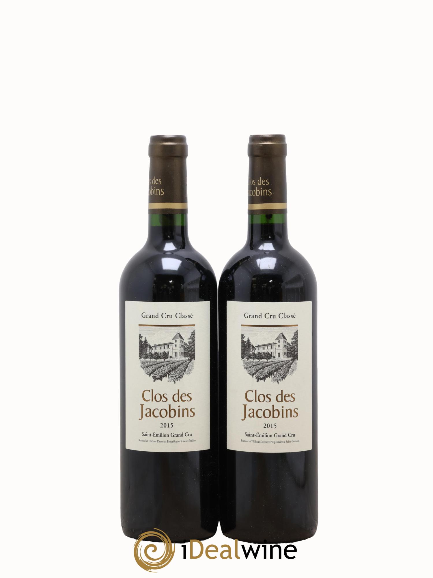 Château Clos des Jacobins Grand Cru Classé 2015 - Posten von 2 Flaschen - 0