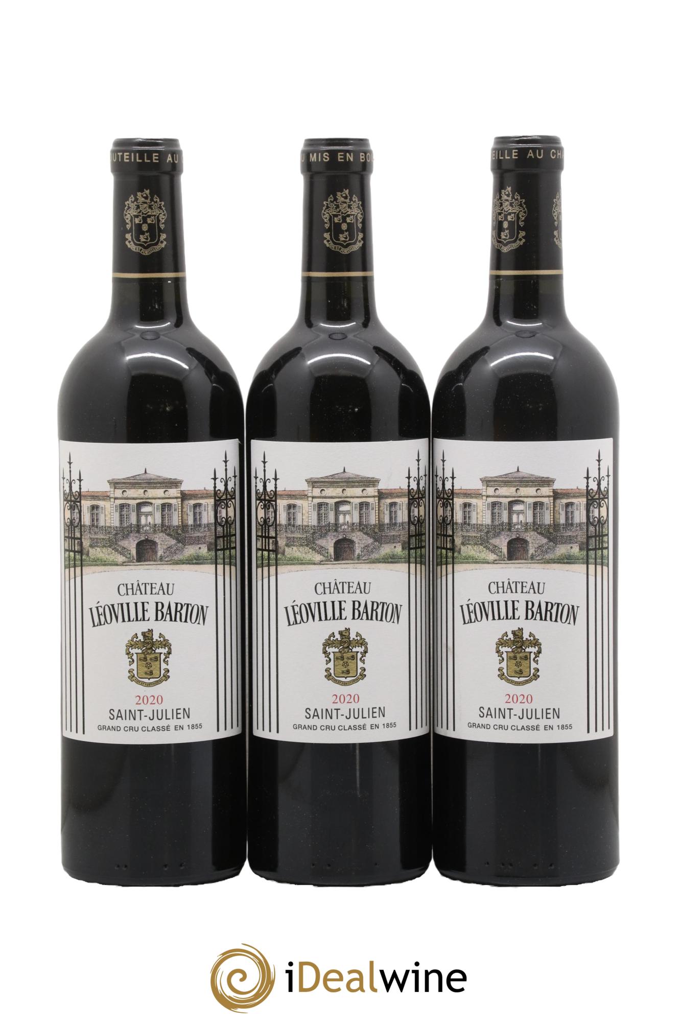 Château Léoville Barton 2ème Grand Cru Classé 2020 - Lot of 3 bottles - 0