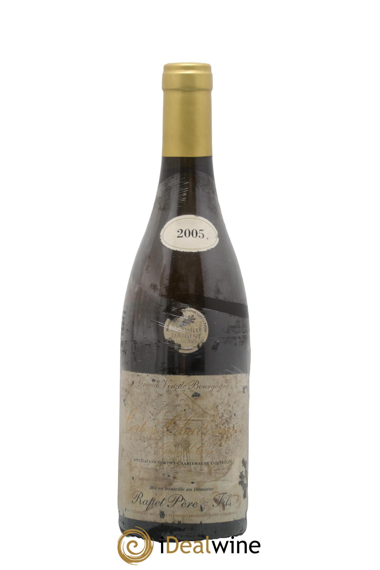 Corton-Charlemagne Grand Cru Rapet Père & Fils 2005 - Lotto di 1 bottiglia - 0