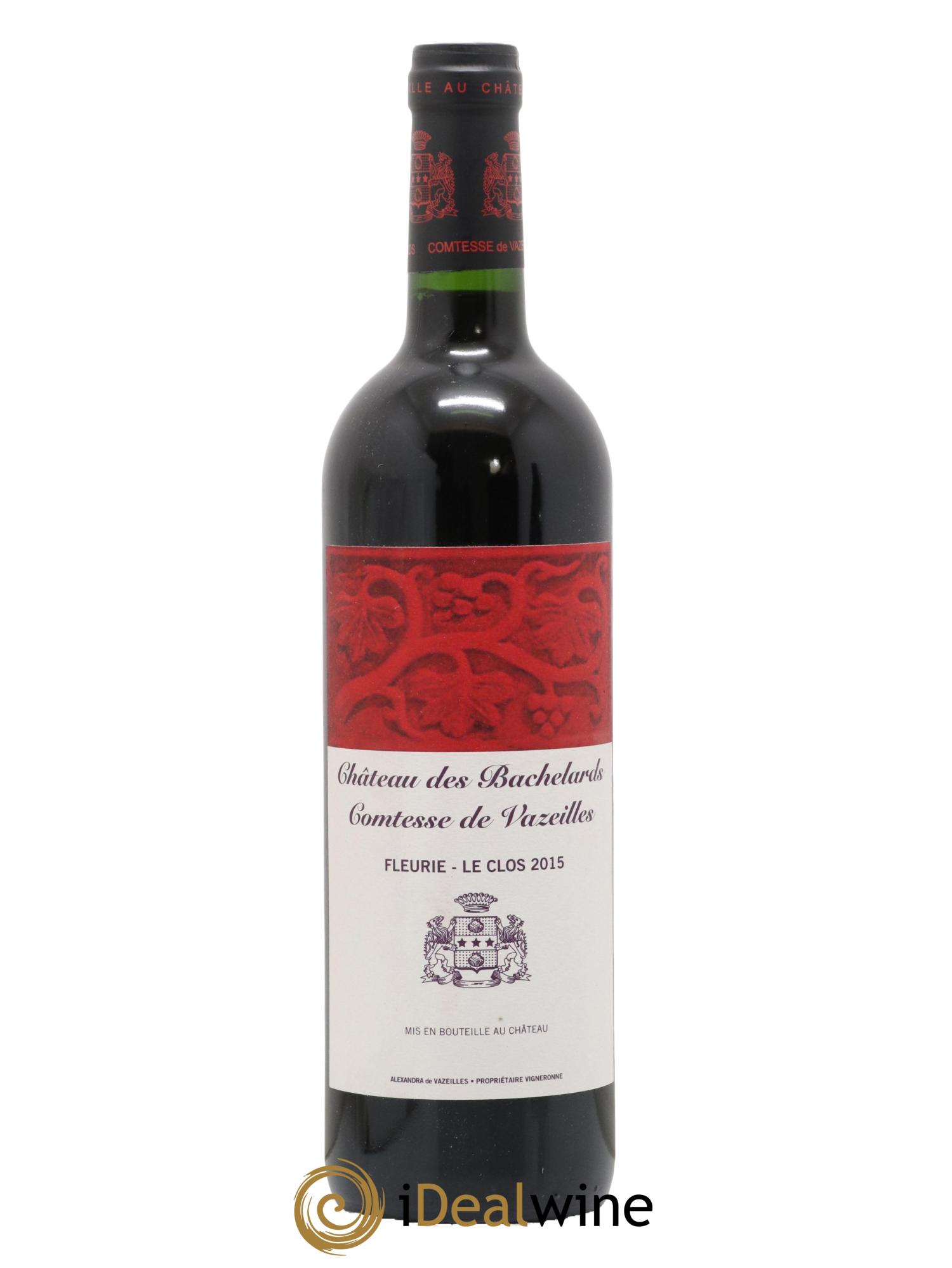 Fleurie Le Clos Château des Bachelards 2015 - Lot de 1 bouteille - 0