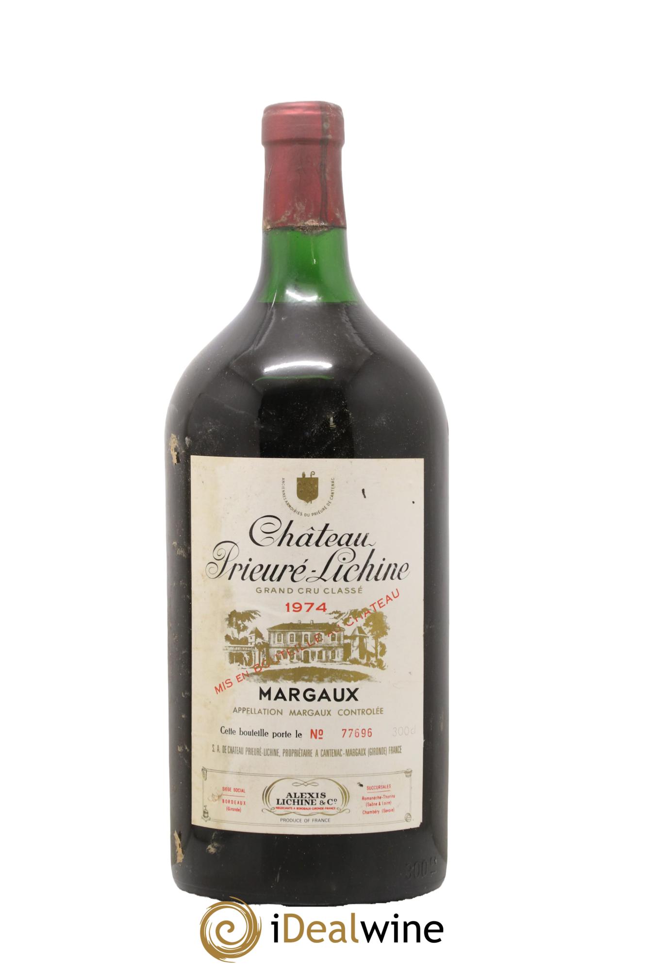 Château Prieuré Lichine 4ème Grand Cru Classé 1974 - Lot of 1 double magnum - 0