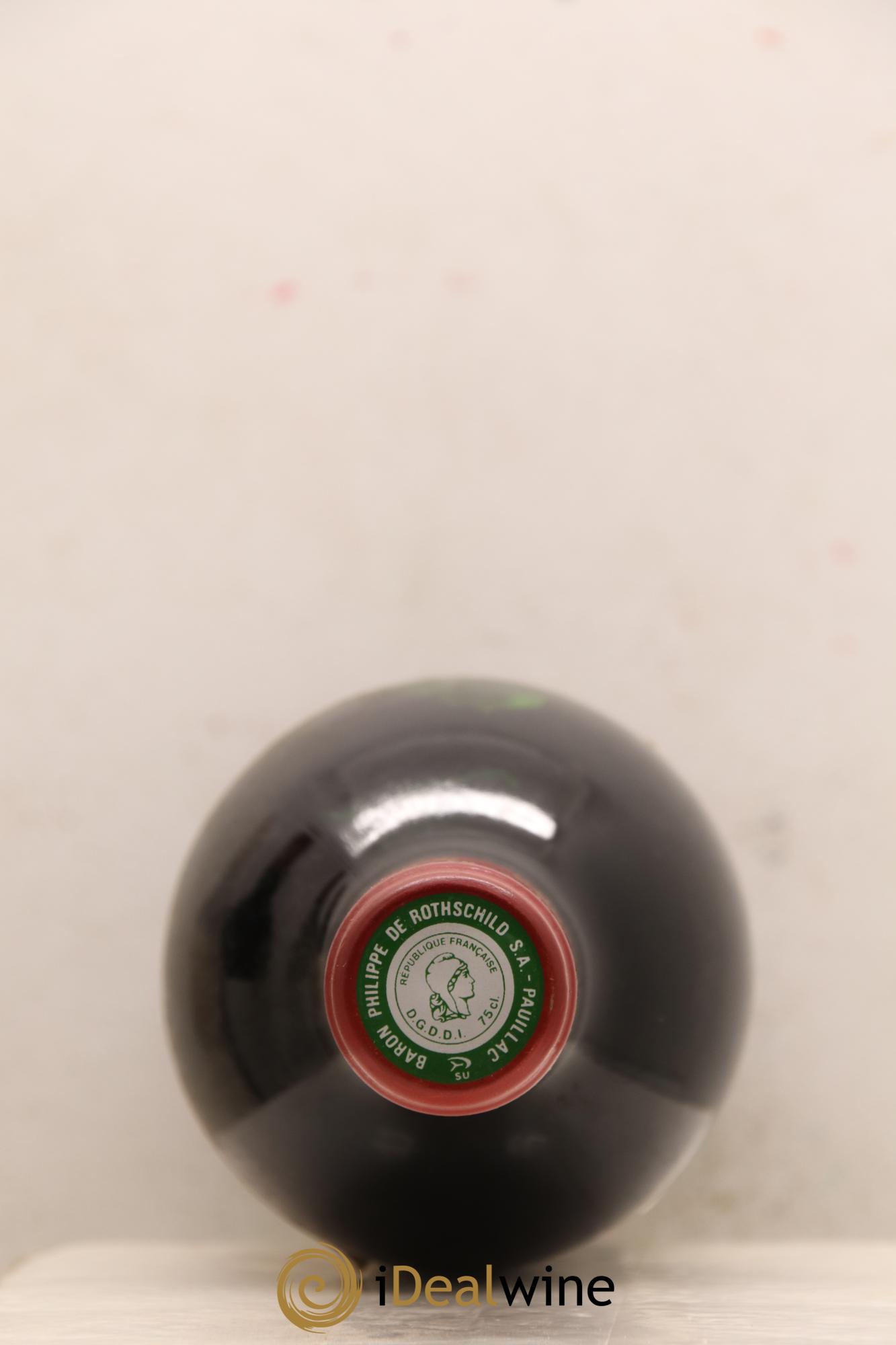 Château Mouton Rothschild 1er Grand Cru Classé 1991 - Lot de 3 bouteilles - 2