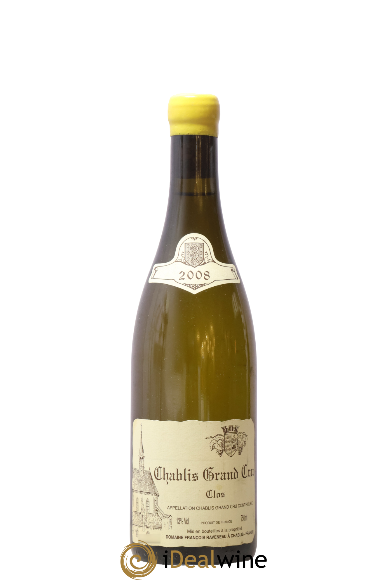 Chablis Grand Cru Clos Raveneau (Domaine) 2008 - Lot de 1 bouteille - 0