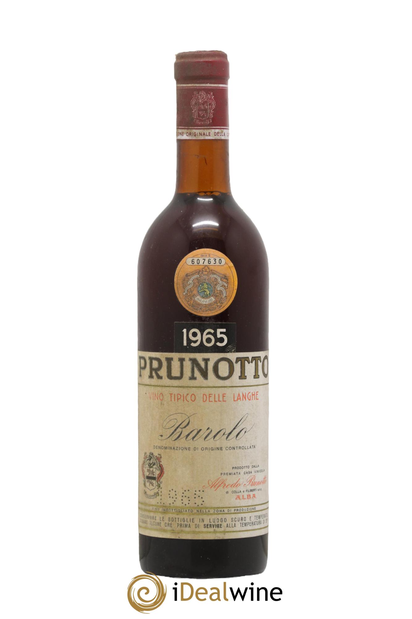 Barolo Pruonotto 1965 - Lot de 1 bouteille - 0