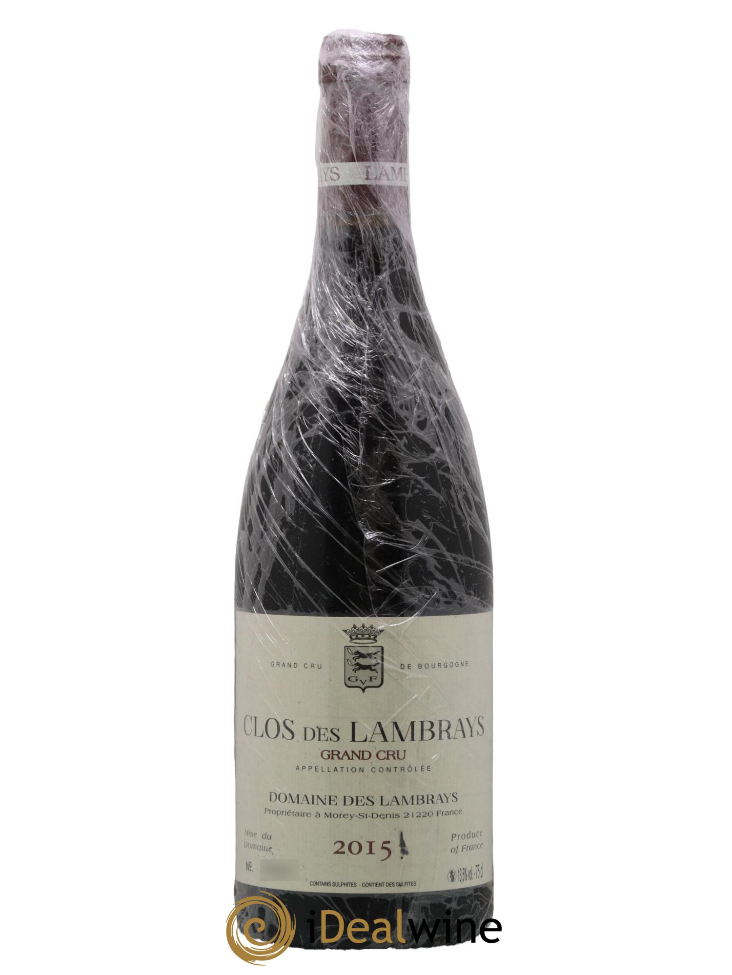 Clos des Lambrays Grand Cru Domaine des Lambrays 2015 - Lot de 1 bouteille - 0