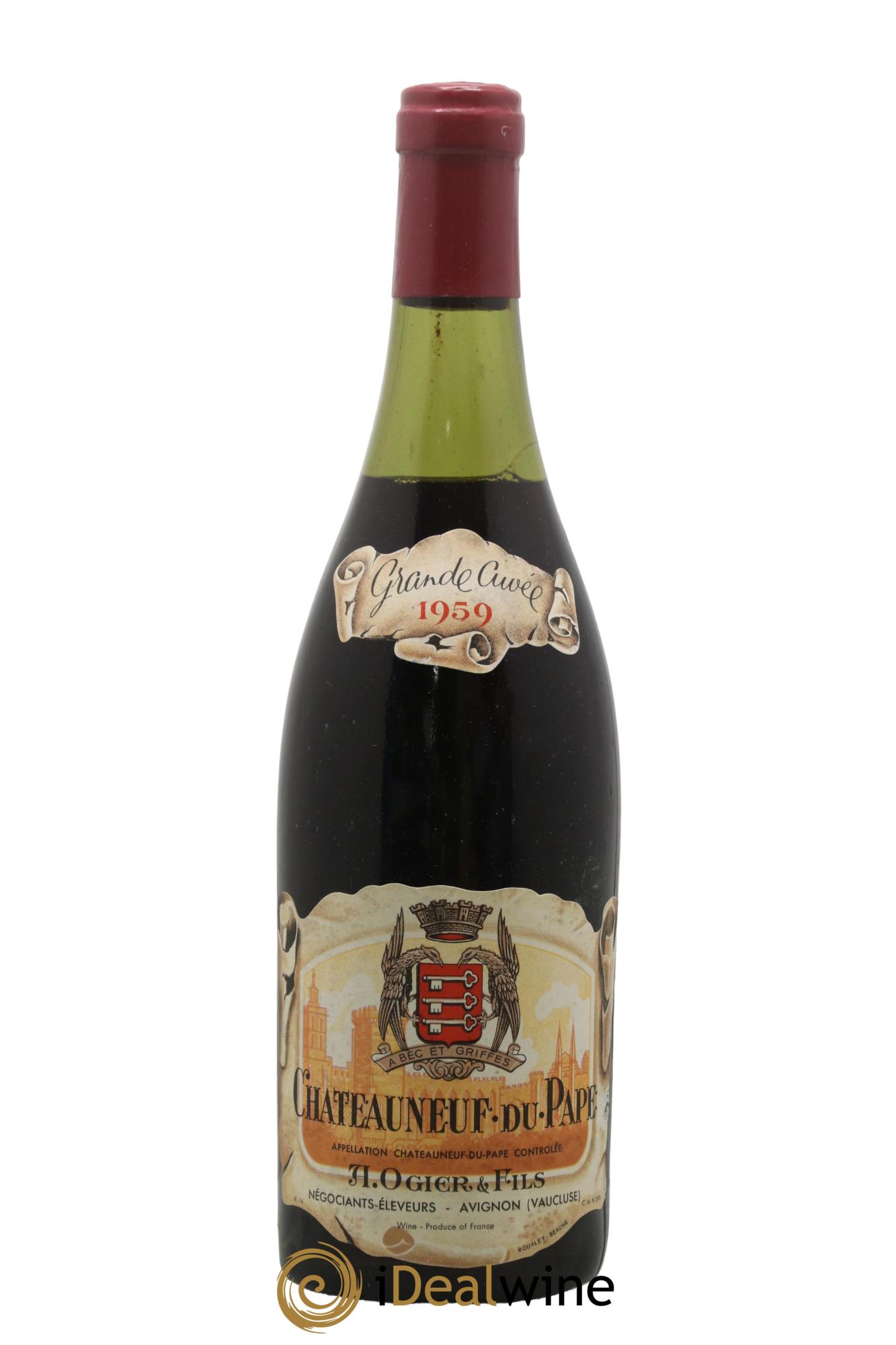 Châteauneuf-du-Pape Grande Cuvee A. Ogier Et Fils 1959 - Lot of 1 bottle - 0