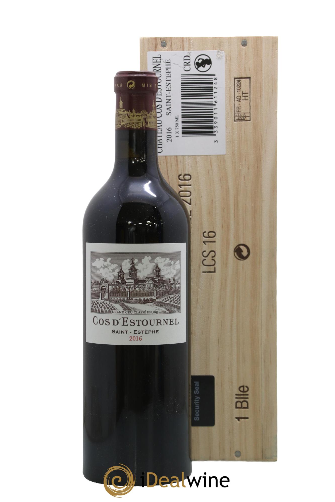 Cos d'Estournel 2ème Grand Cru Classé 2016 - Lot de 1 bouteille - 0