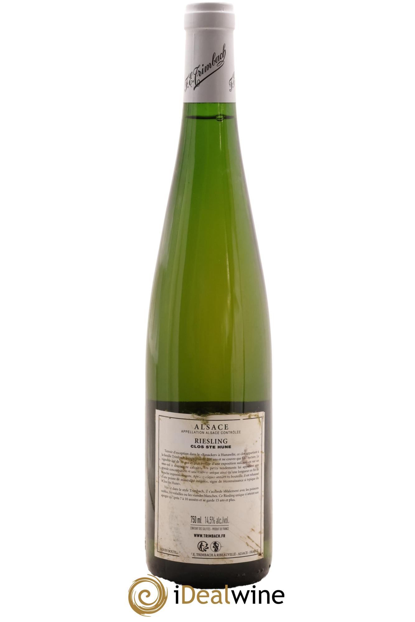 Alsace Riesling Clos Sainte-Hune Trimbach (Domaine) 2015 - Lot de 1 bouteille - 1