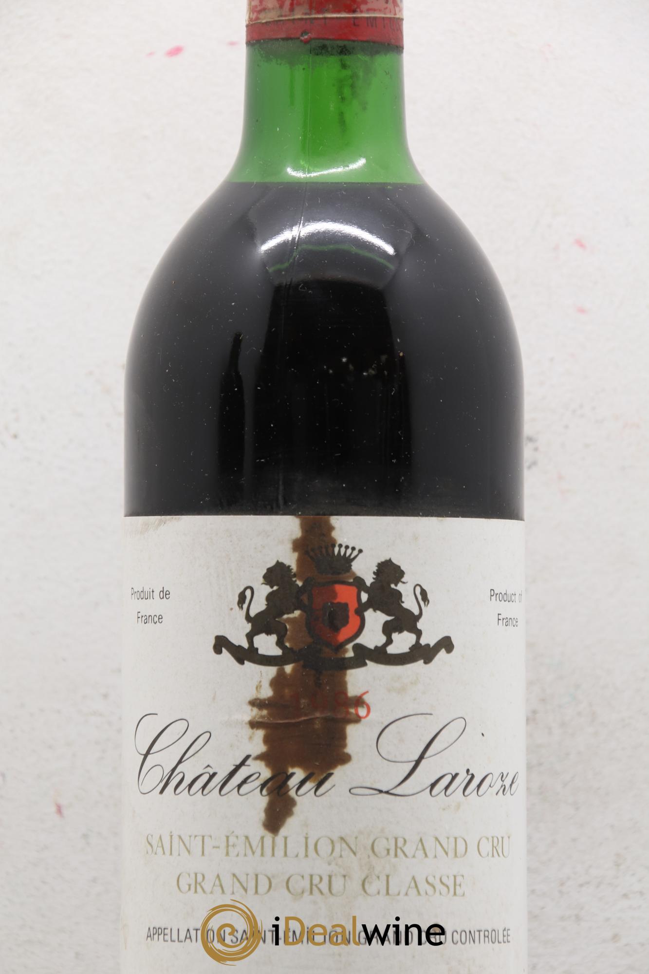 Château Laroze Grand Cru Classé 1986 - Lot de 1 bouteille - 1