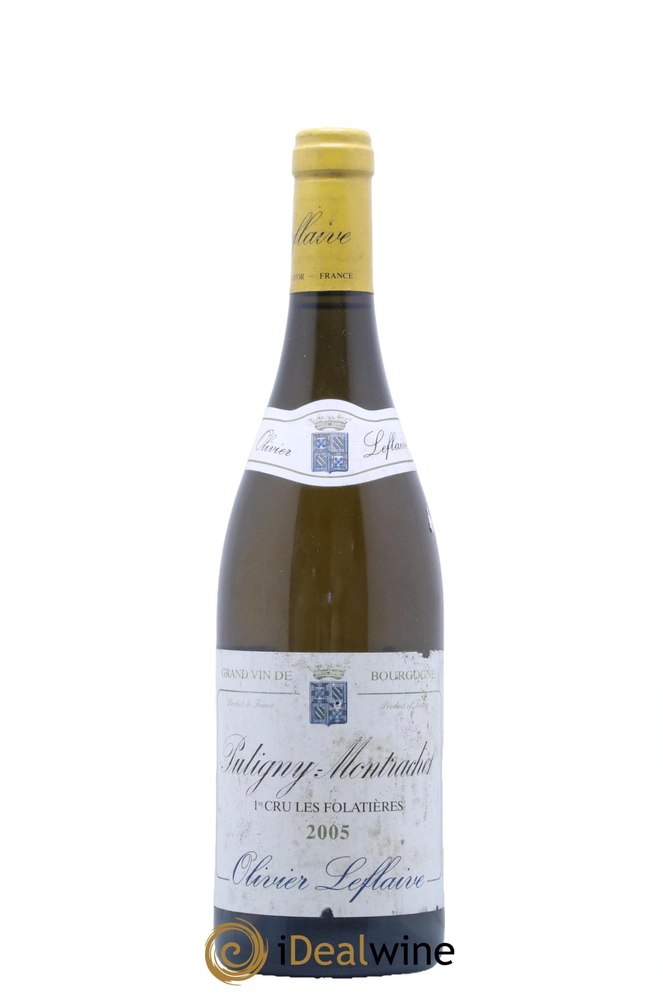 Puligny-Montrachet 1er Cru Les Folatières Olivier Leflaive 2005 - Lot de 1 bouteille - 0