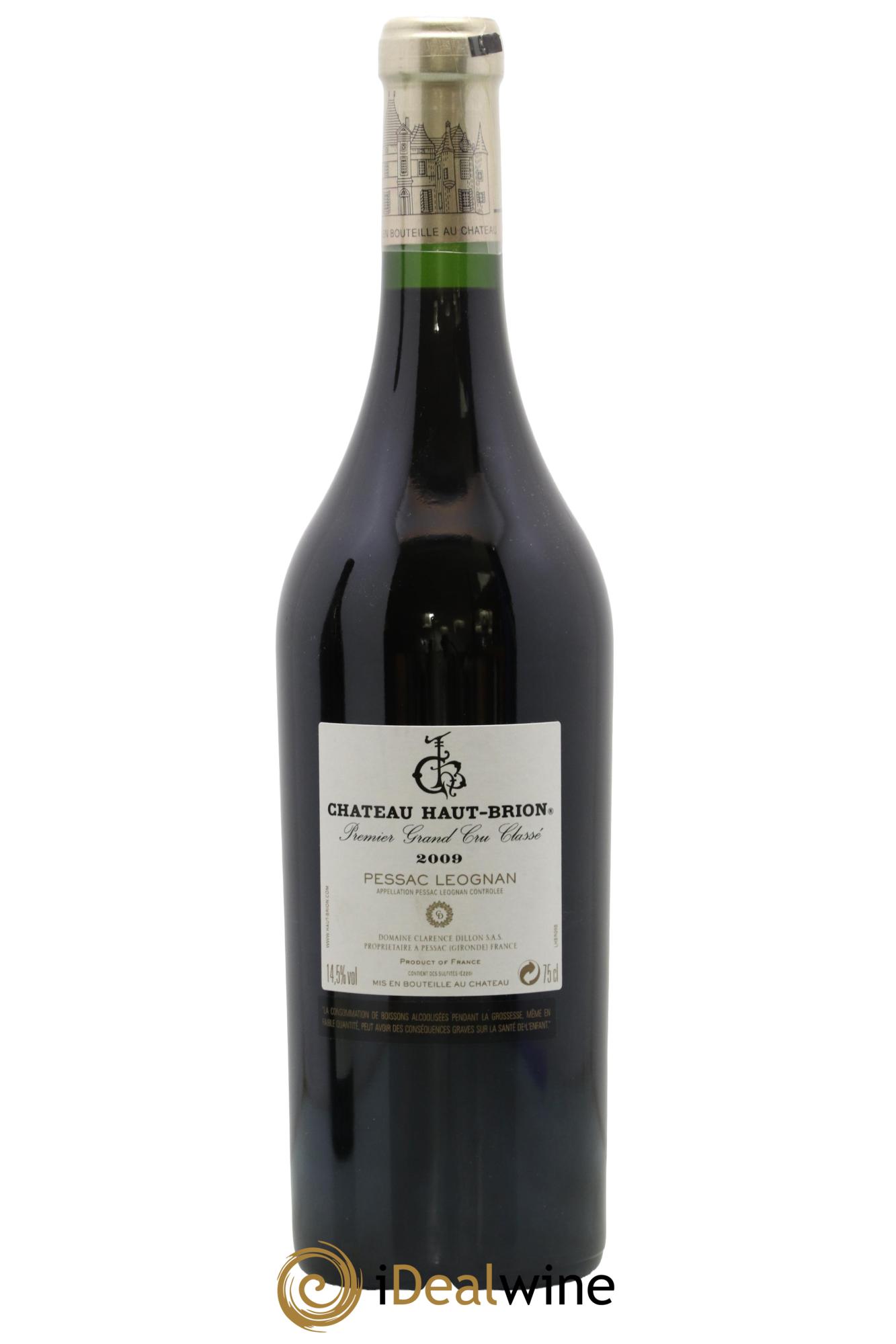 Château Haut Brion 1er Grand Cru Classé 2009 - Lot of 1 bottle - 1