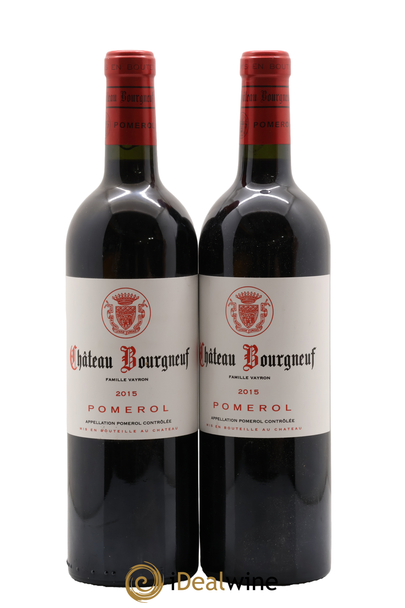 Château Bourgneuf 2015 - Lot of 2 bottles - 0