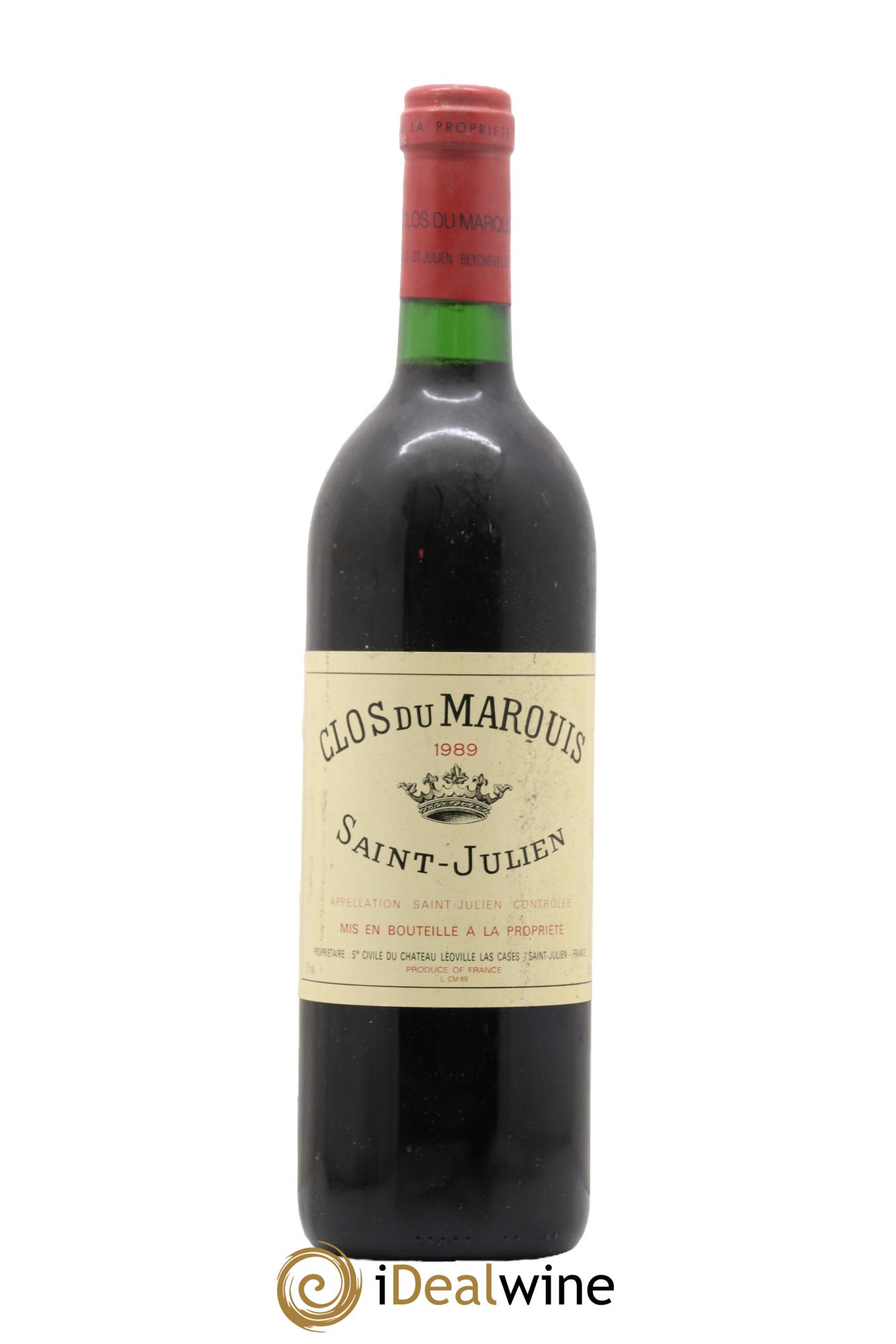 Clos du Marquis 1989 - Lot of 1 bottle - 0