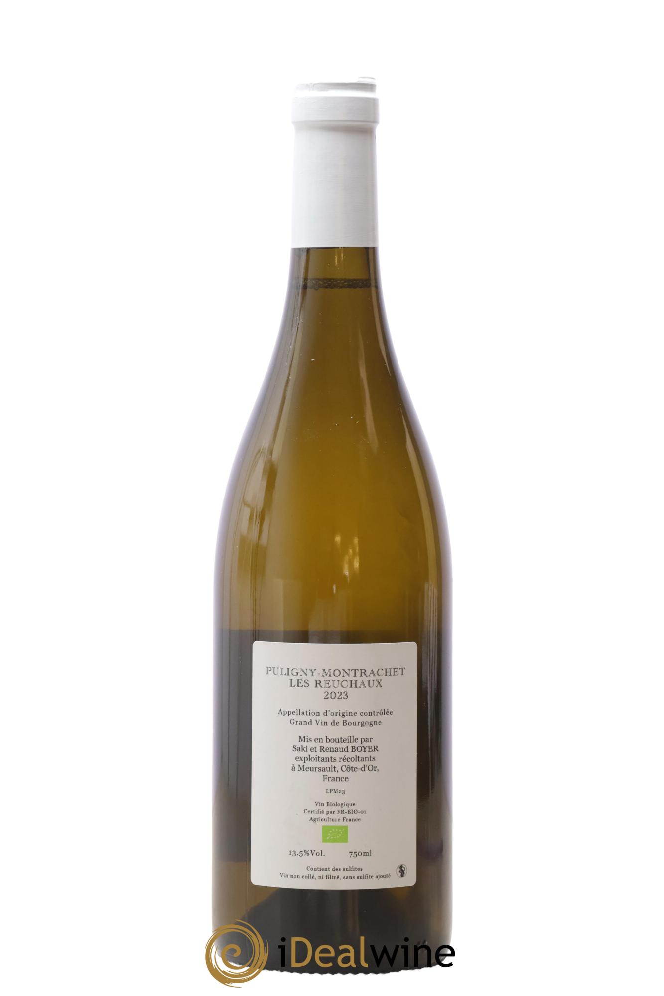 Puligny-Montrachet Les Reuchaux Renaud Boyer 2023 - Posten von 1 Flasche - 1