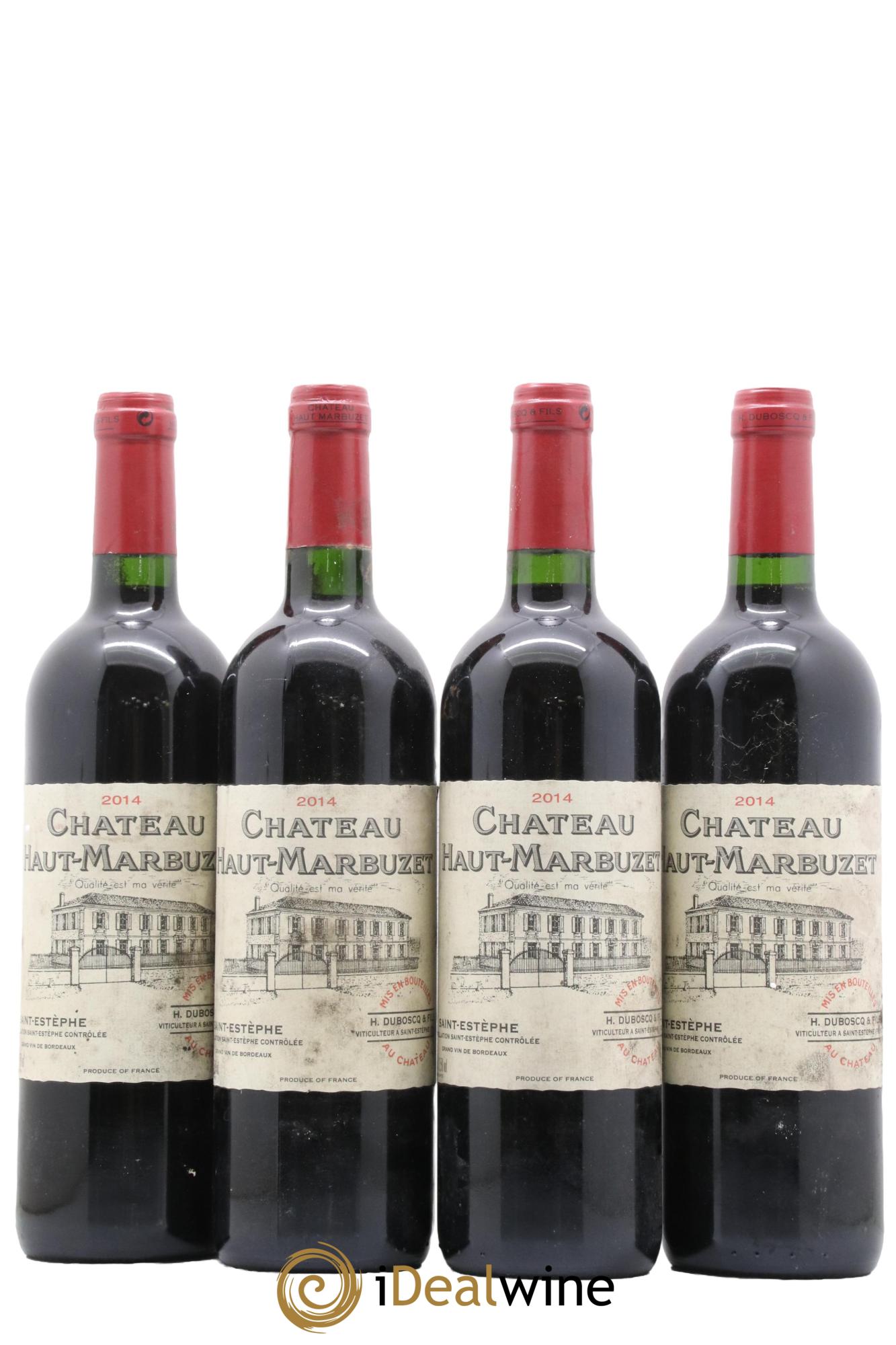 Château Haut Marbuzet 2014 - Lot de 4 bouteilles - 0