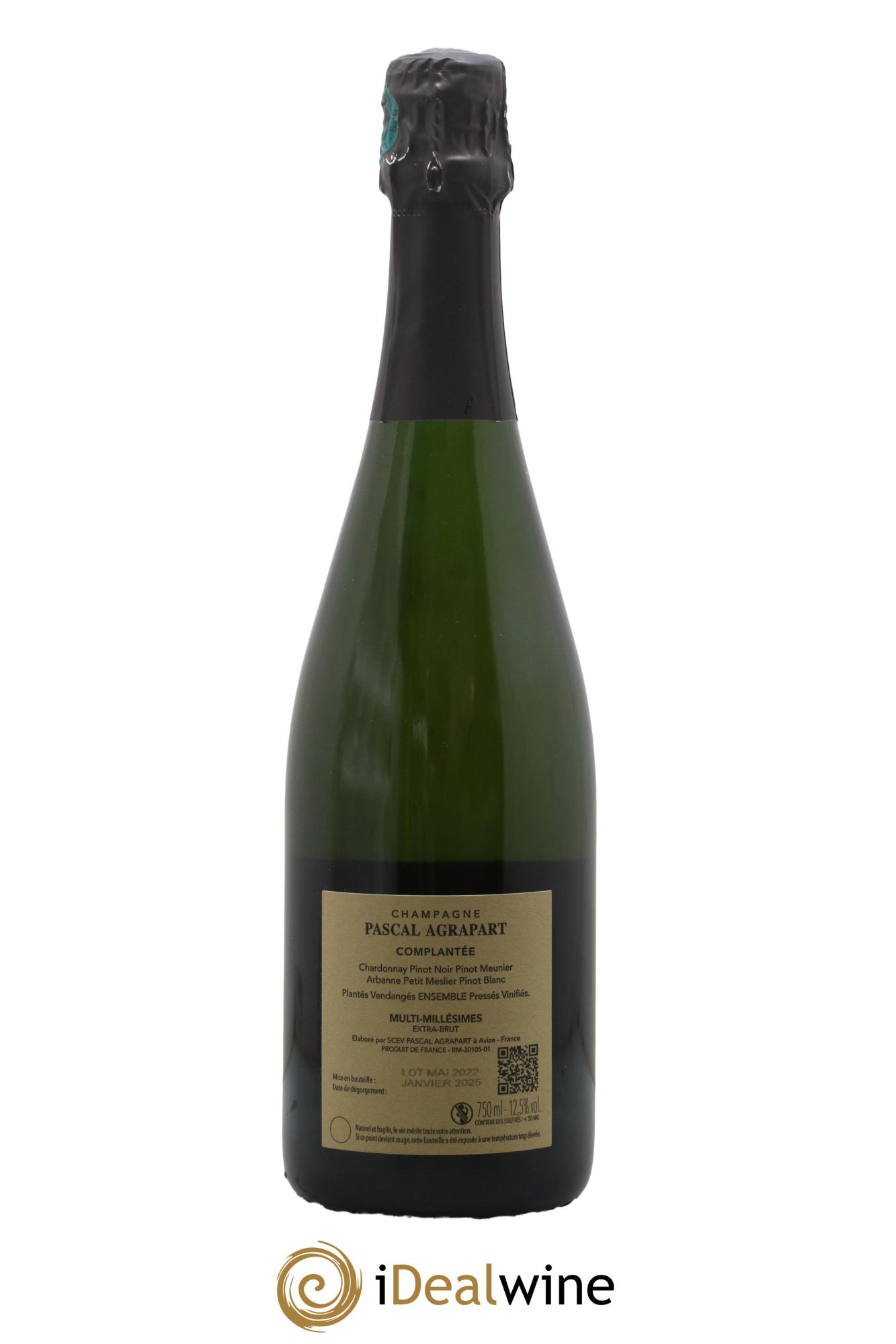 Complantée Extra-Brut Agrapart & Fils - Lot de 1 bouteille - 1