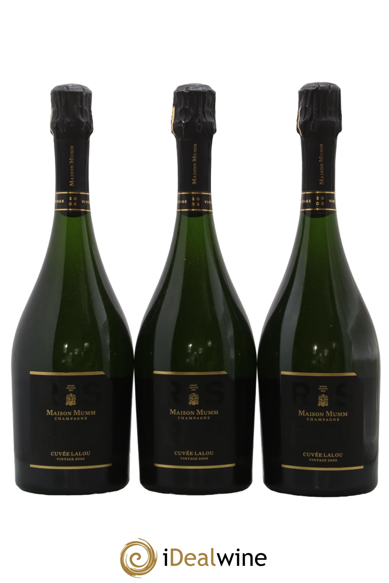 RSRV cuvée Lalou Mumm 2006 - Posten von 3 Flaschen - 0