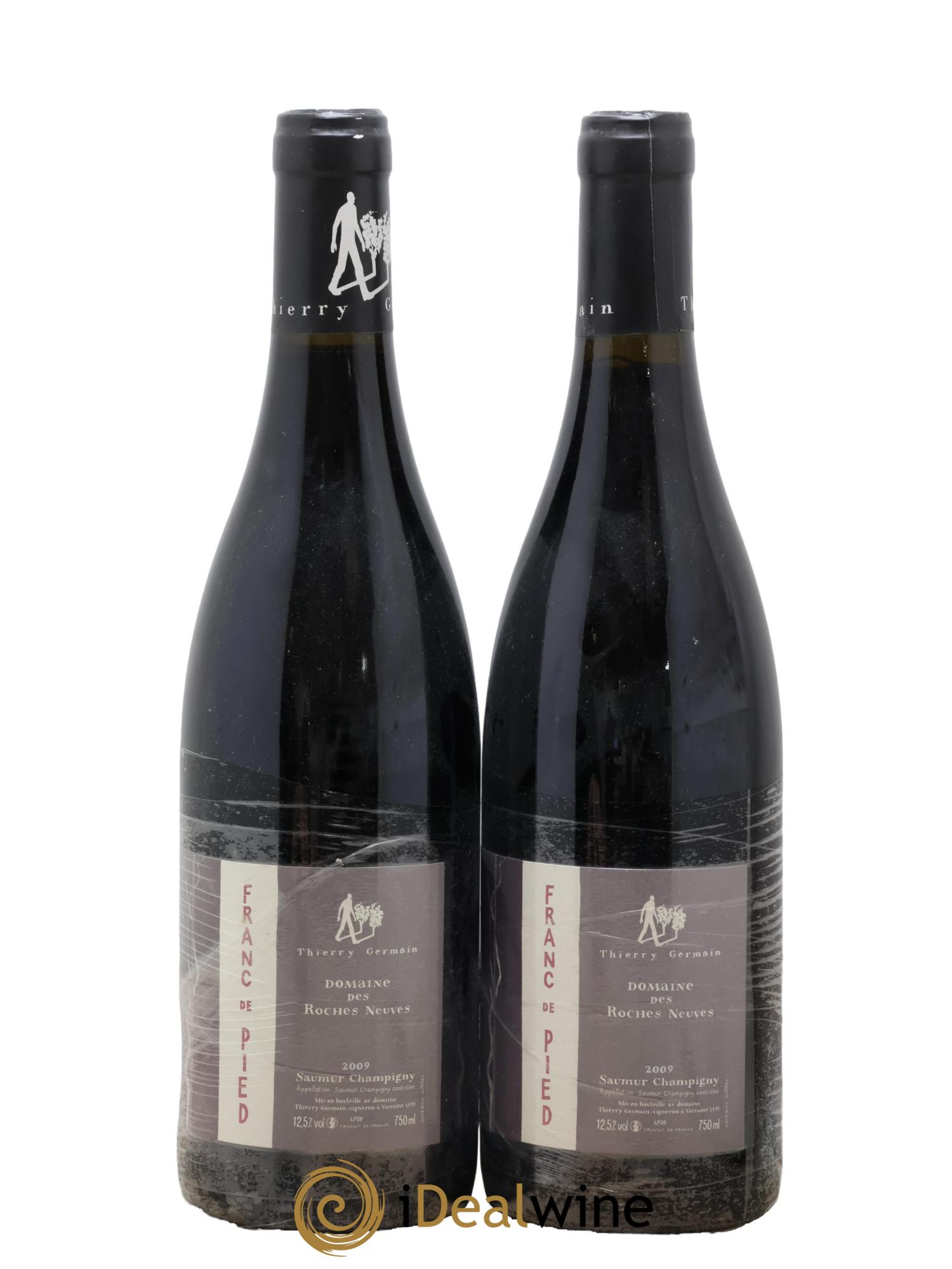 Saumur-Champigny Franc de pied Domaine des Roches Neuves - Thierry Germain 2009 - Lot of 2 bottles - 0