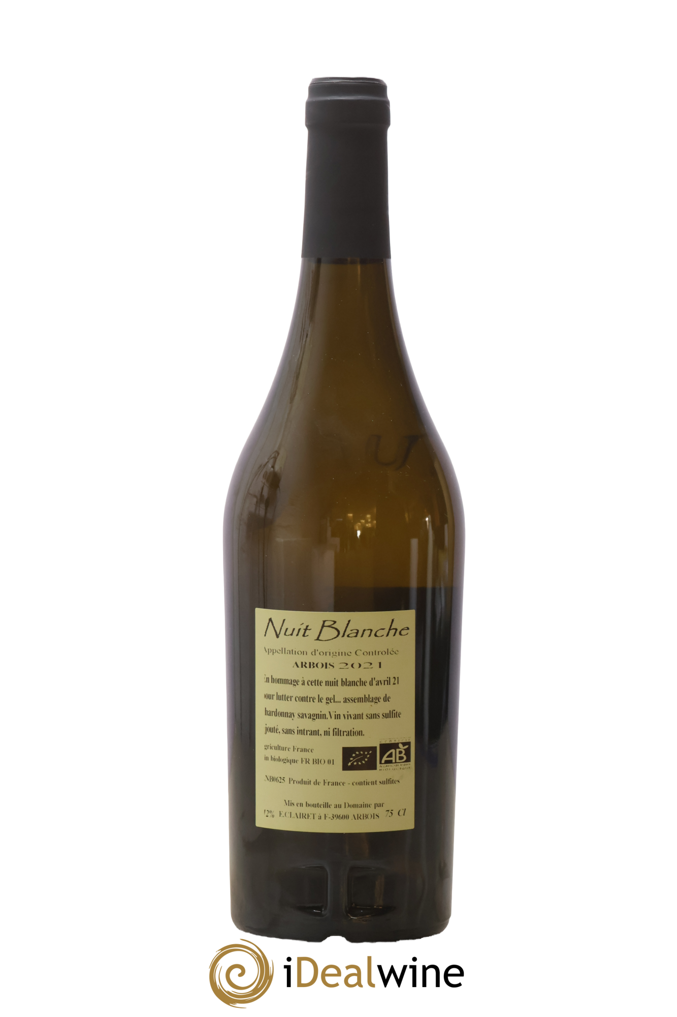 Arbois Nuit Blanche Domaine de la Tournelle 2021 - Lot de 1 bouteille - 1