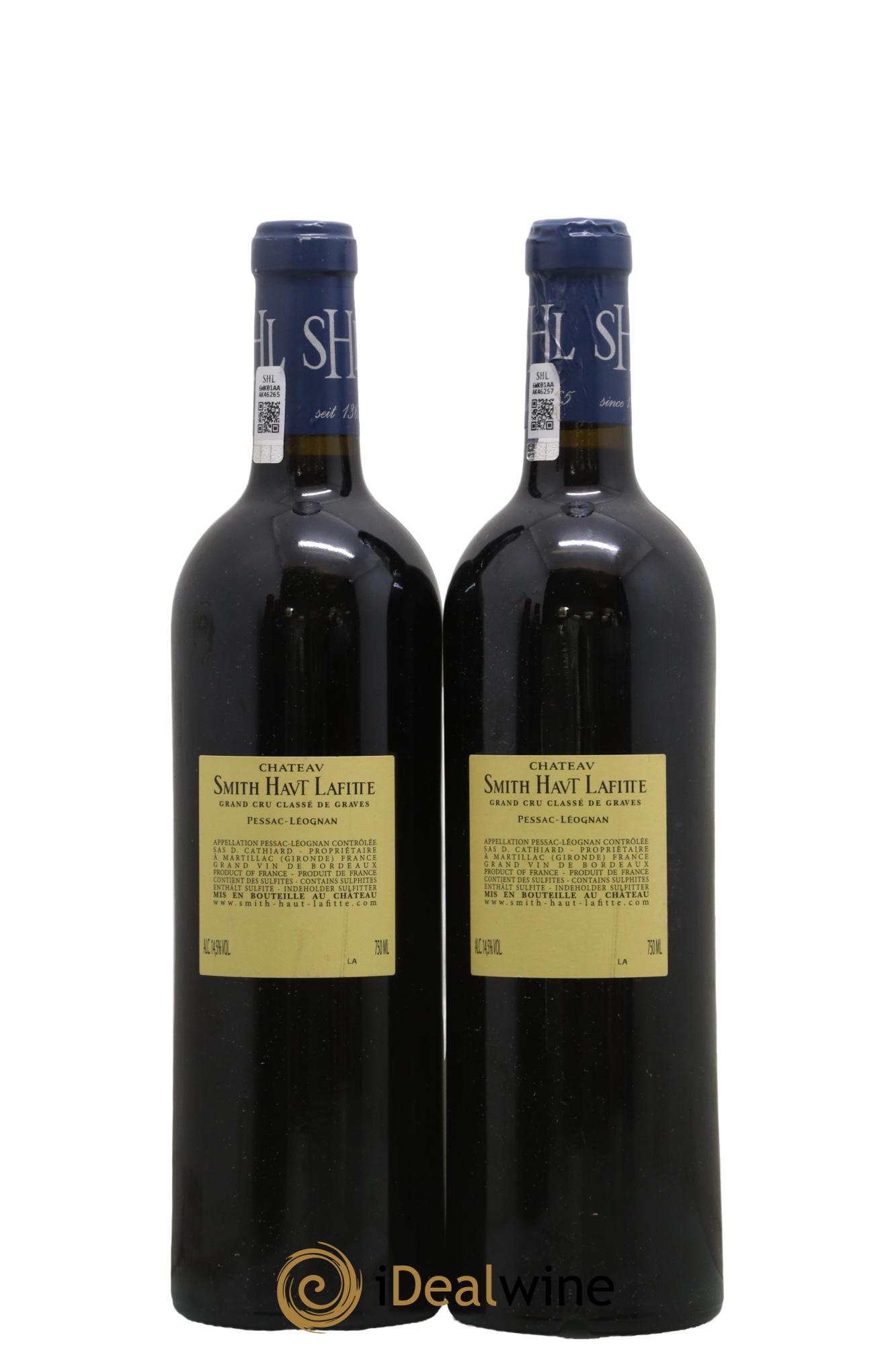 Château Smith Haut Lafitte Cru Classé de Graves 2010 - Lot of 2 bottles - 1